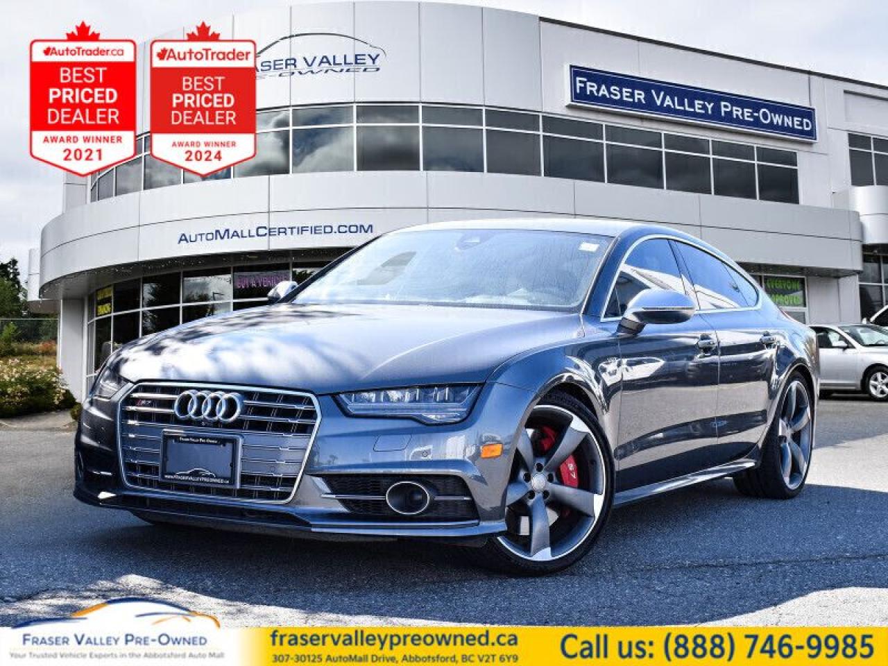 Used 2017 Audi S7 4.0T quattro S tronic  HUD, 21-inch Wheels, Drive for sale in Abbotsford, BC