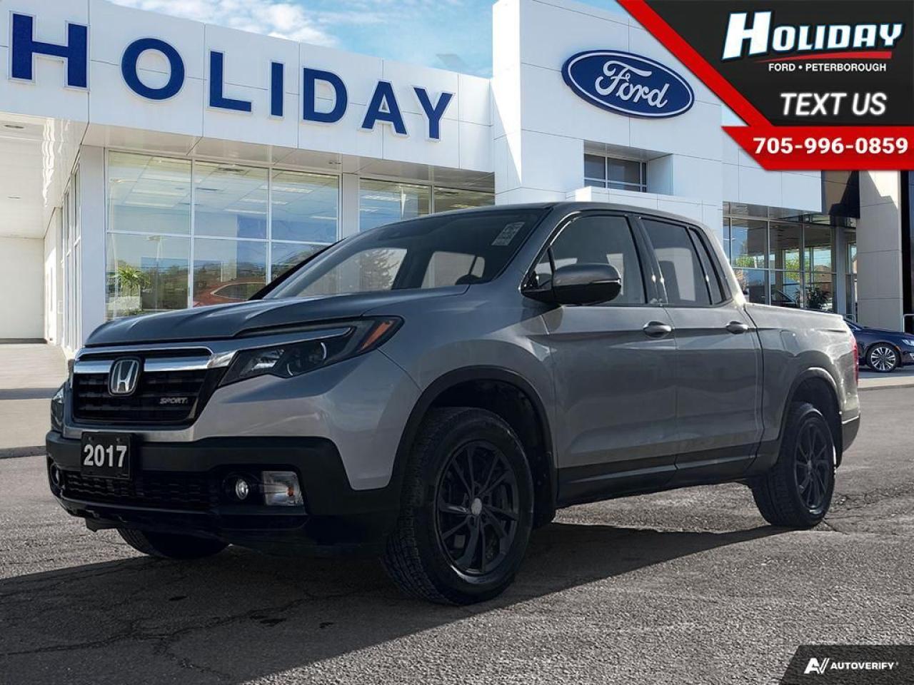 Used 2017 Honda Ridgeline SPORT for sale in Peterborough, ON