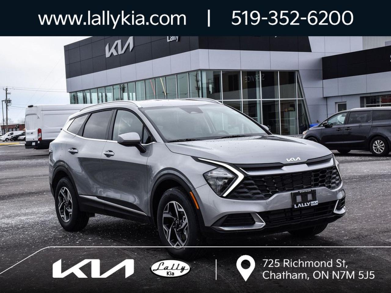 New 2025 Kia Sportage LX AWD | APPLE CARPLAY & ANDROID AUTO | 6-SPEAKER SOUND SYSTEM  | REARVIEW CAMERA | HEATED FRONT SEATS | BLUETOOTH | 17” ALLOY WHEELS | BLUETOOTH for sale in Chatham, ON