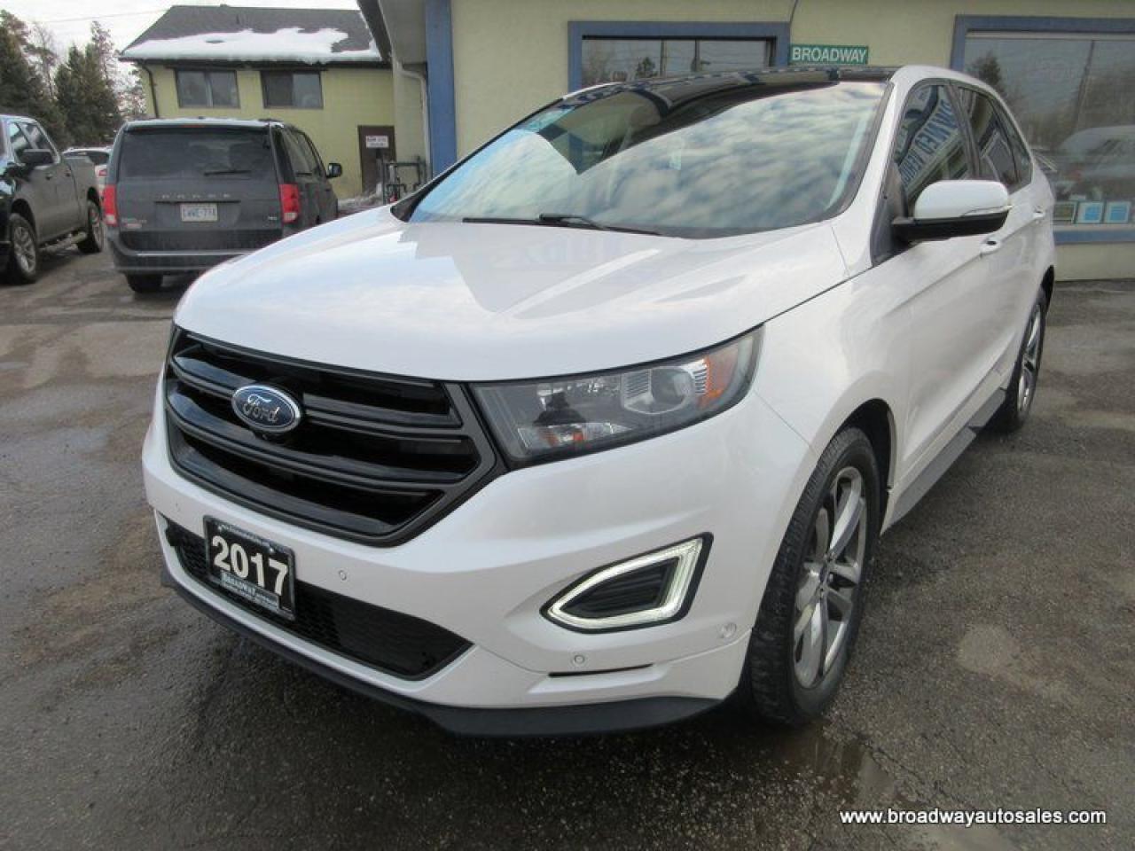 Used 2017 Ford Edge ALL-WHEEL DRIVE SPORT-EDITION 5 PASSENGER 2.7L - ECO-BOOST.. HEATED SEATS & WHEEL.. PANORAMIC SUNROOF.. NAVIGATION.. BACK-UP CAMERA.. POWER TAILGATE.. for sale in Bradford, ON