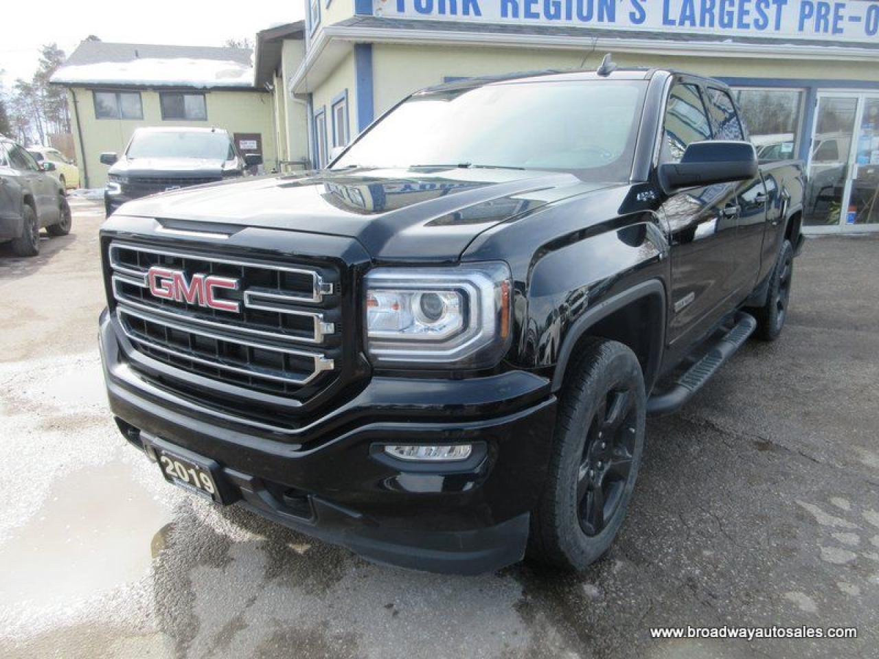 Used 2019 GMC Sierra 1500 WORK READY SL-ELEVATION-LIMITED-EDITION 6 PASSENGER 5.3L - V8.. 4X4.. QUAD-CAB.. 6.6-BOX.. BACK-UP CAMERA.. KEYLESS ENTRY.. TRAILER BRAKE.. for sale in Bradford, ON