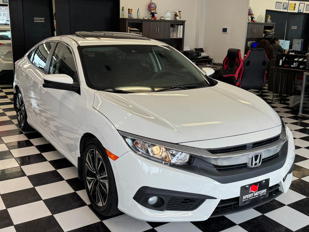 2017 Honda Civic EX-T+Roof+Adaptive Cruise+New Tires+CLEAN CARFAX - Photo #9