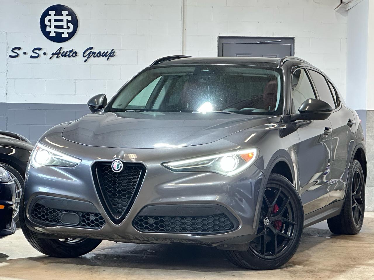 Used 2019 Alfa Romeo Stelvio TI SPORT Q4|RED INT.|CARPLAY|BACKUP|ONE OWNER| for sale in Oakville, ON