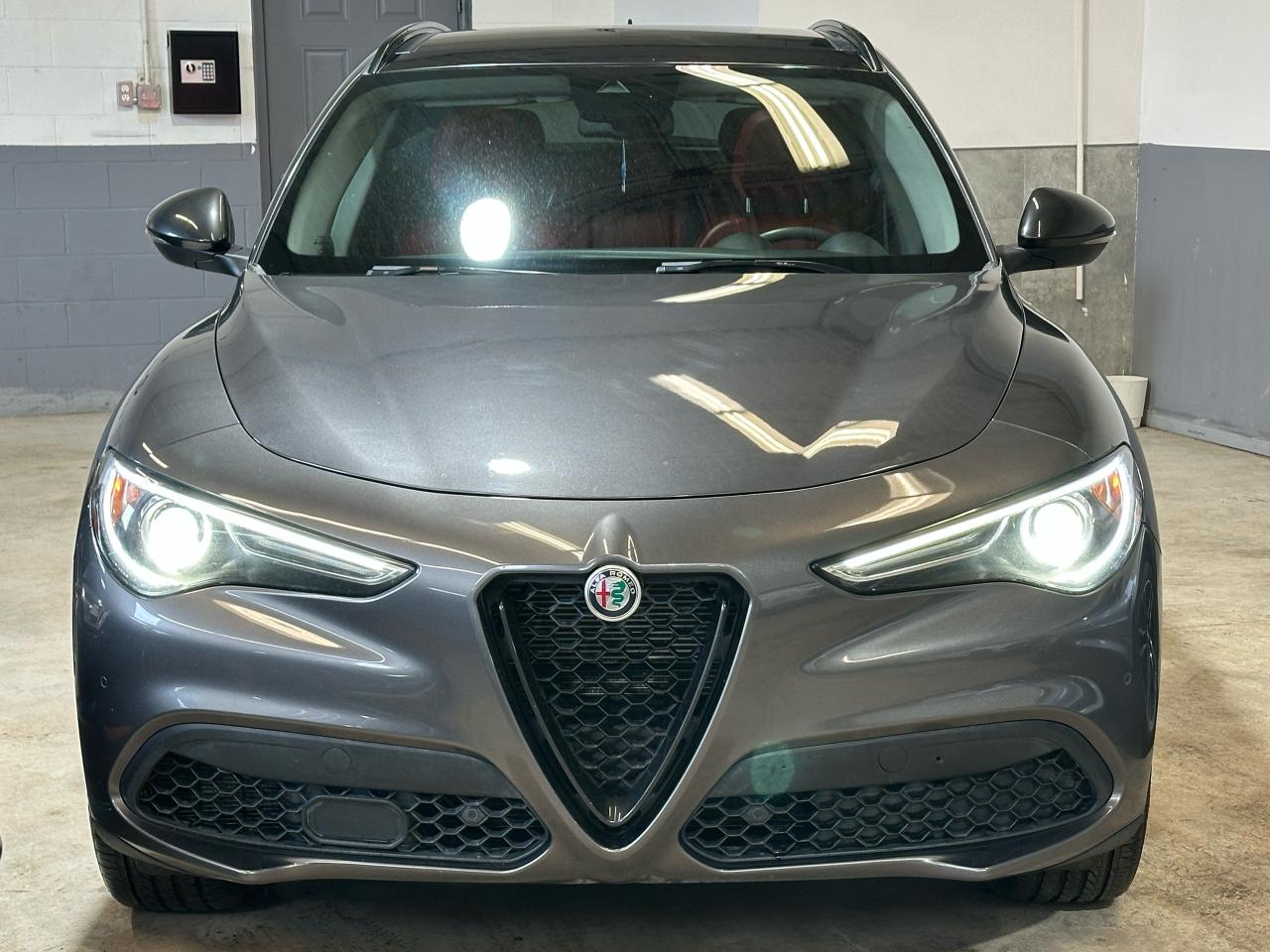 2019 Alfa Romeo Stelvio TI SPORT Q4|RED INT.|CARPLAY|BACKUP|ONE OWNER| - Photo #2