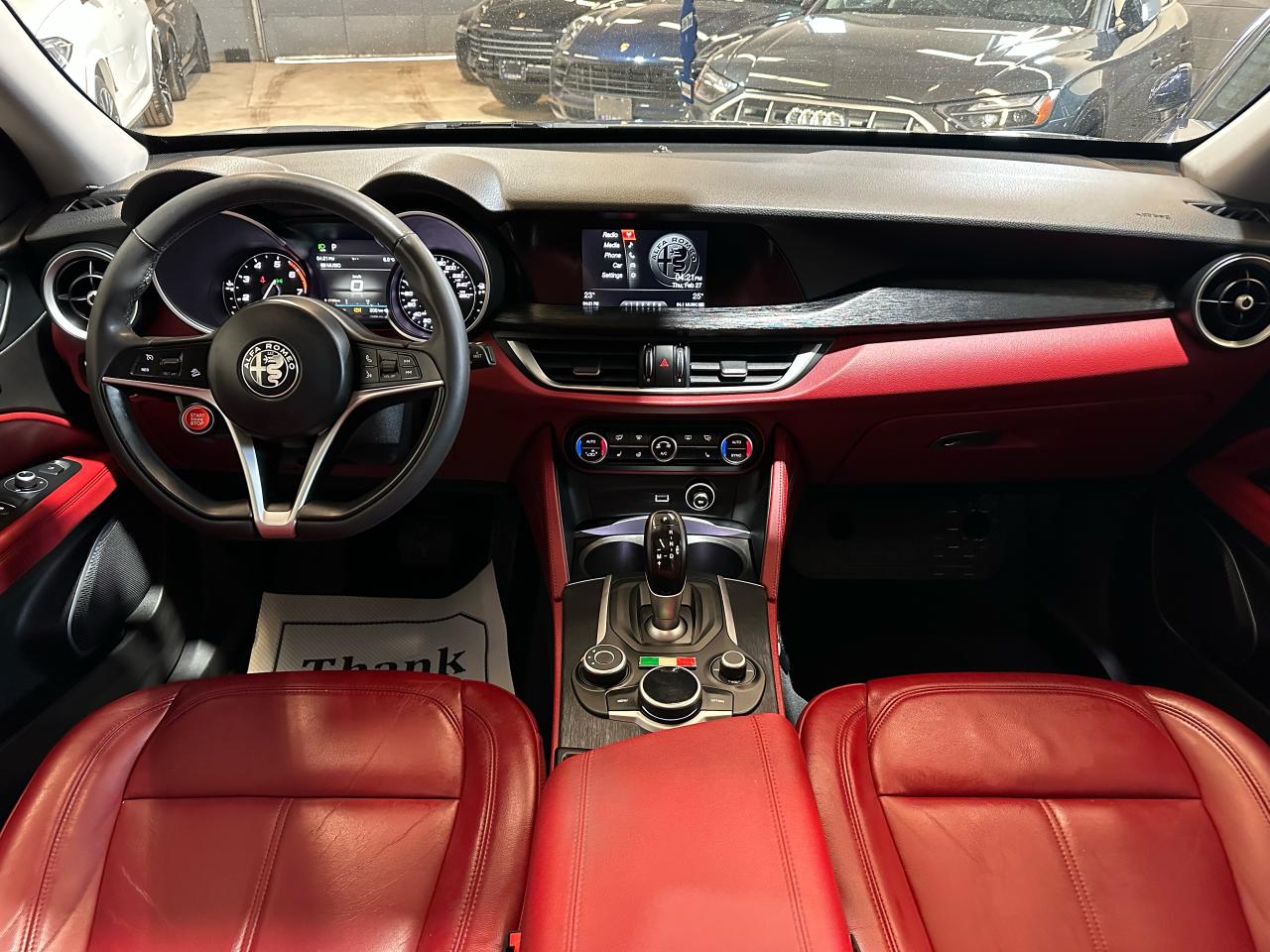 2019 Alfa Romeo Stelvio TI SPORT Q4|RED INT.|CARPLAY|BACKUP|ONE OWNER| - Photo #9