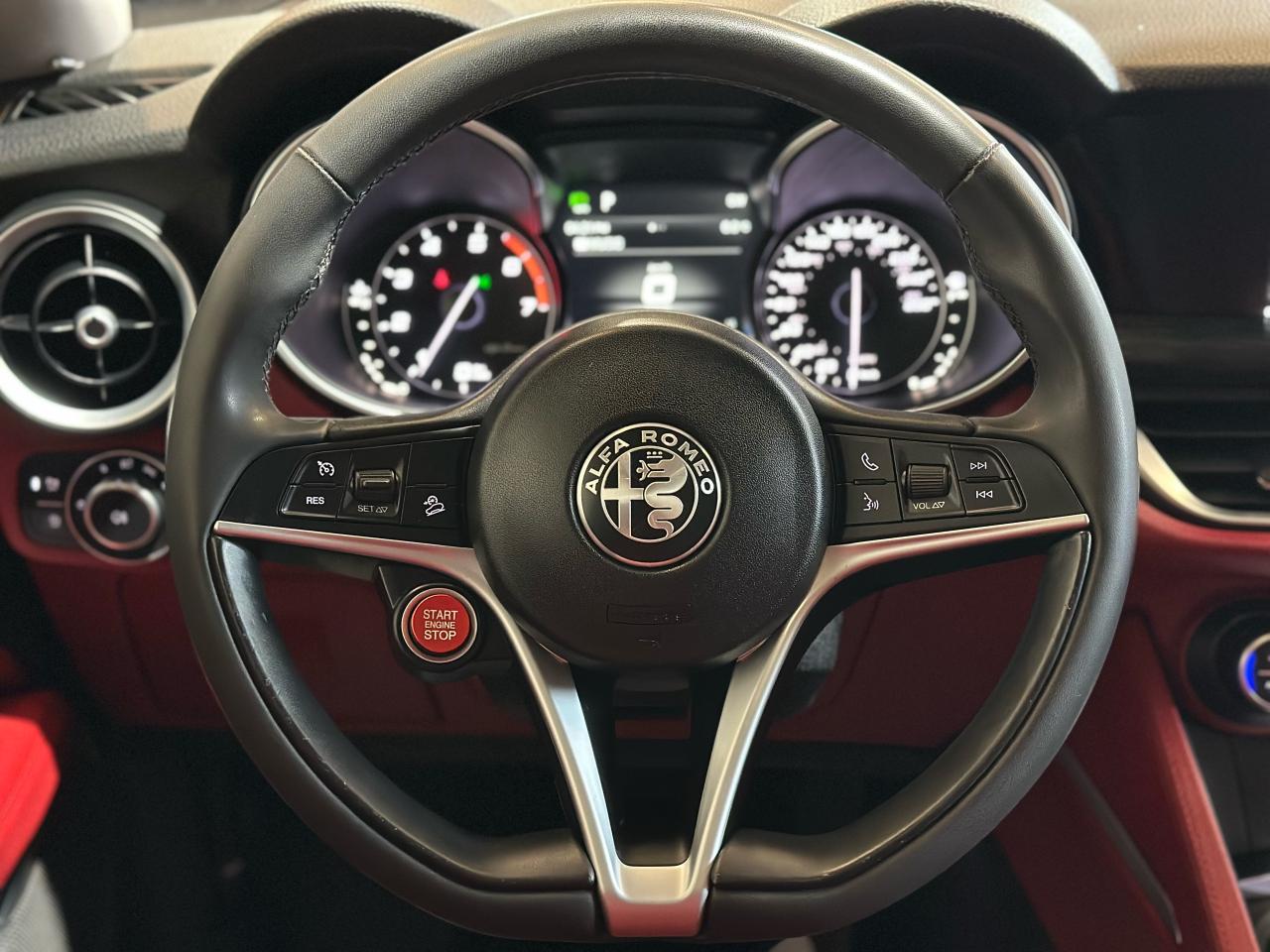 2019 Alfa Romeo Stelvio TI SPORT Q4|RED INT.|CARPLAY|BACKUP|ONE OWNER| - Photo #11
