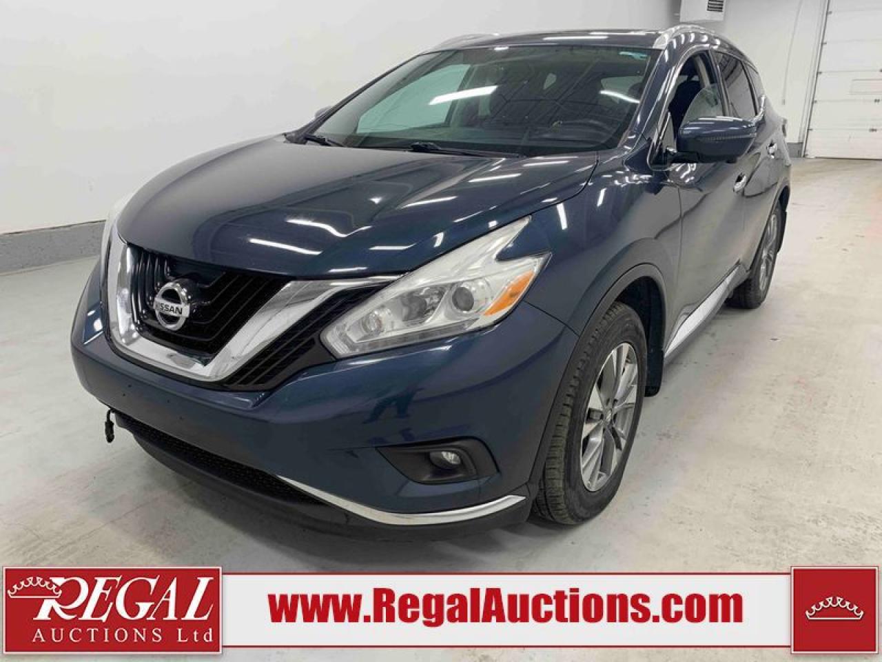 Used 2016 Nissan Murano SL for sale in Calgary, AB