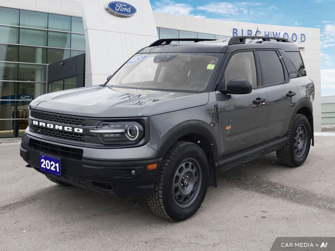 Used 2021 Ford Bronco Sport Badlands 4X4 2.0 Liter | Trailer Tow Pack | Local Vehicle for sale in Winnipeg, MB