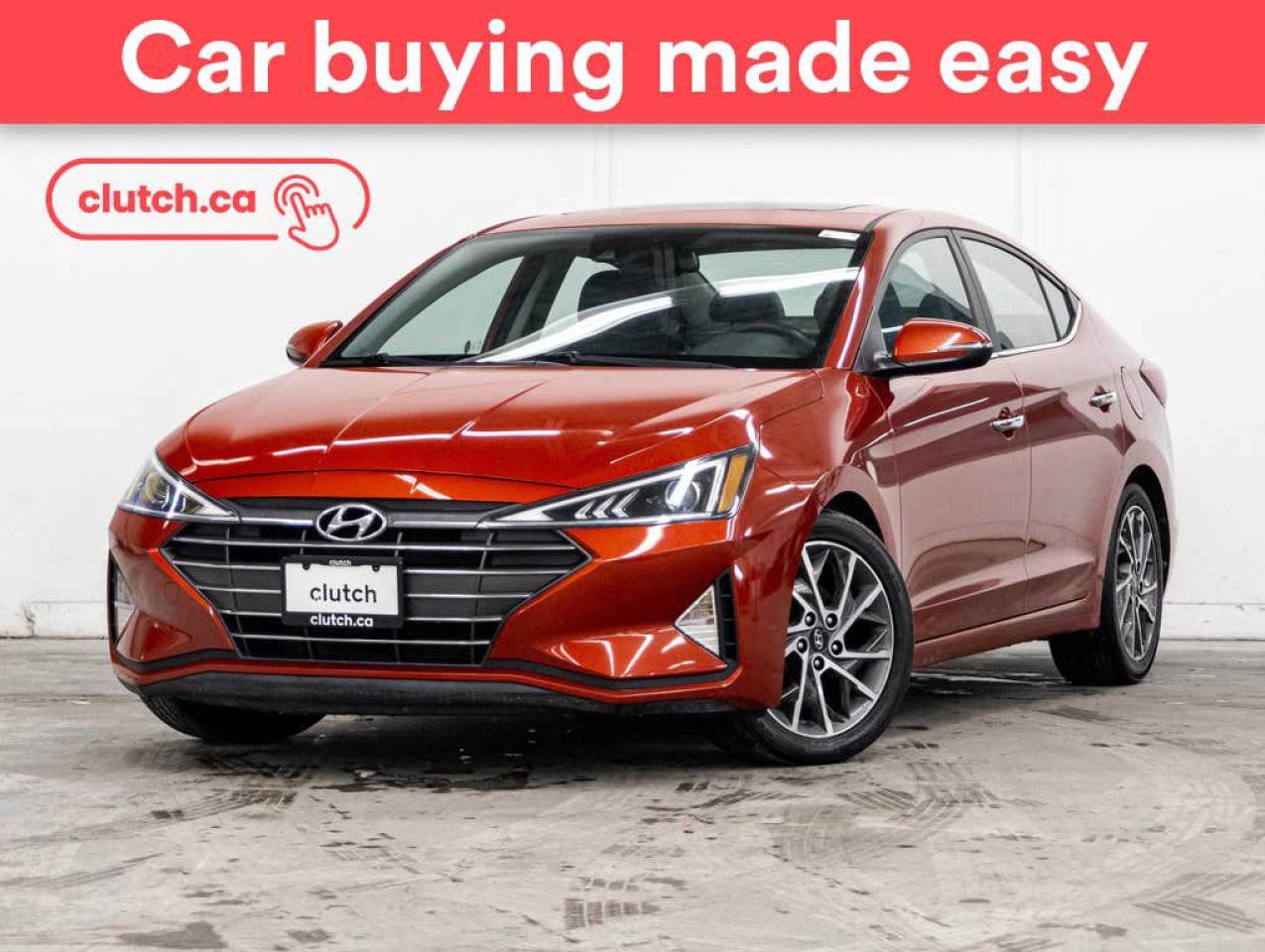 Used 2020 Hyundai Elantra Luxury w/ Apple CarPlay & Android Auto, Power Moonroof, Rearview Cam for sale in Toronto, ON