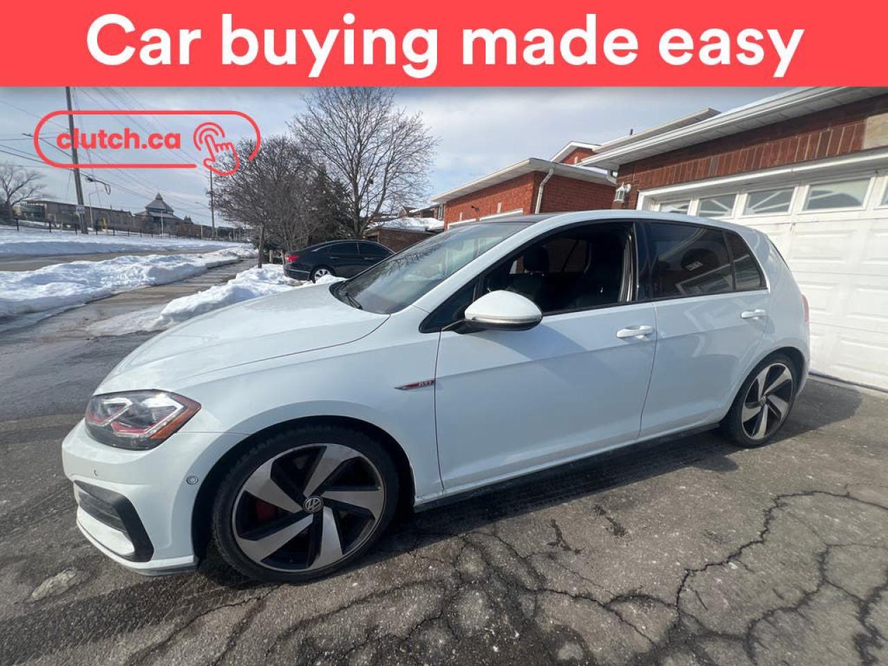 Used 2018 Volkswagen Golf GTI Autobahn w/ Driver Assistance Pkg w/ Apple CarPlay & Android Auto, Power Moonroof, Nav for sale in Toronto, ON