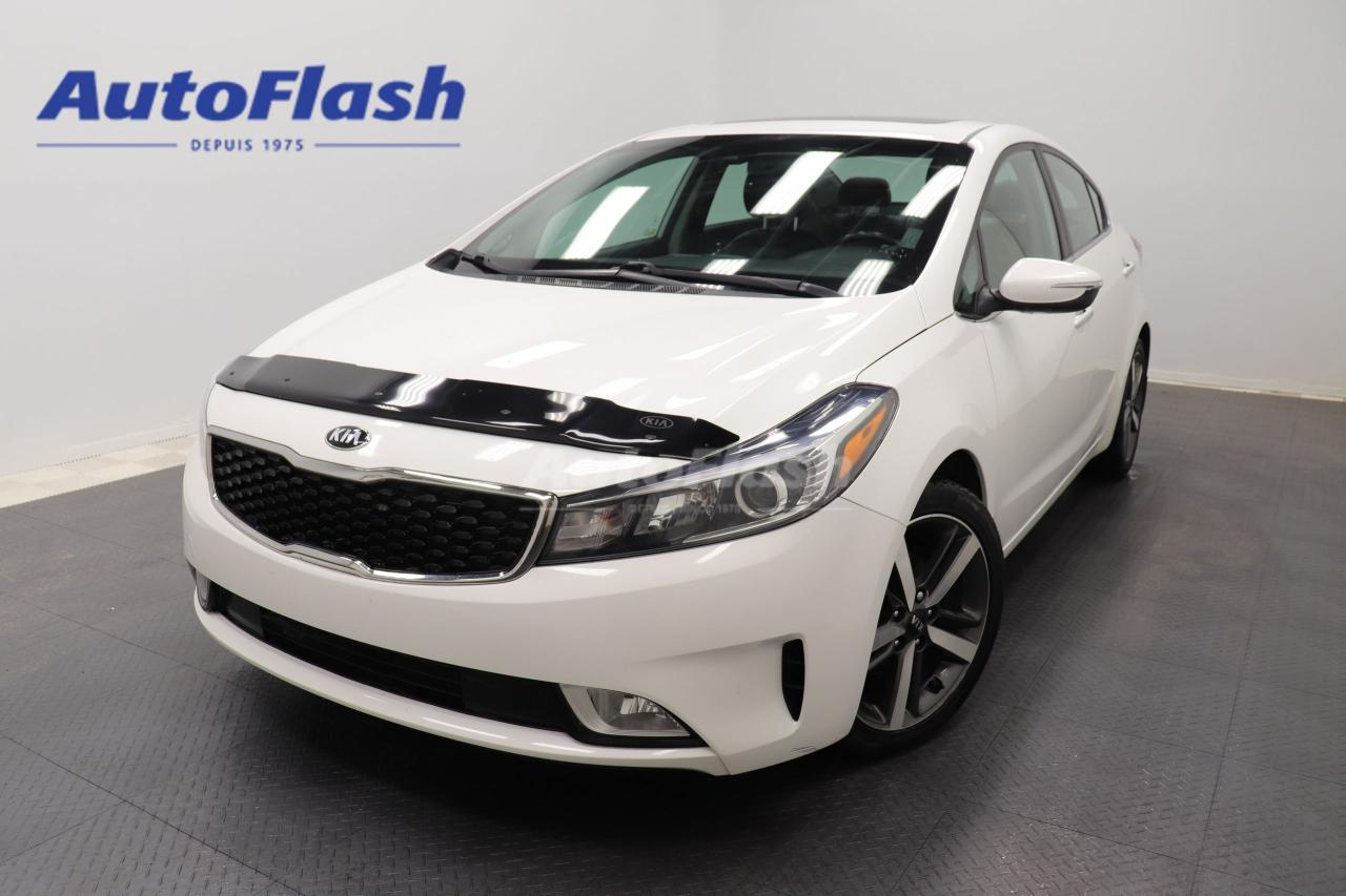 Used 2018 Kia Forte SX AUTO, CUIR, TOIT-OUVRANT, CAMERA, BLUETOOTH for sale in Saint-Hubert, QC