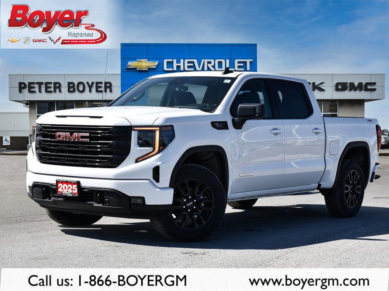New 2025 GMC Sierra 1500 Crew Cab Short Box 4-Wheel Drive Elevation for sale in Napanee, ON