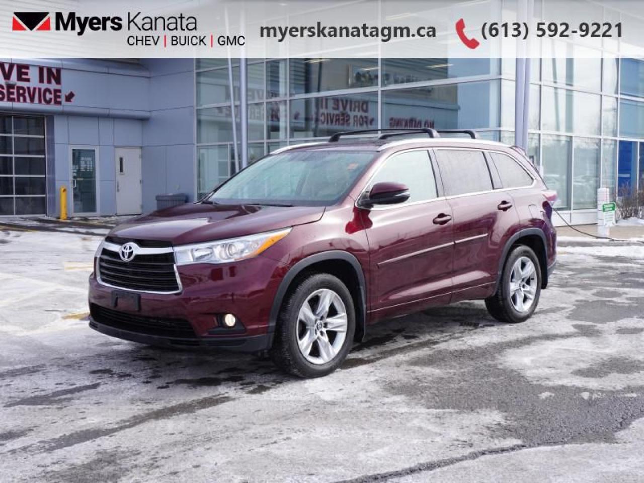 Used 2016 Toyota Highlander Limited  - Navigation -  Sunroof for sale in Kanata, ON