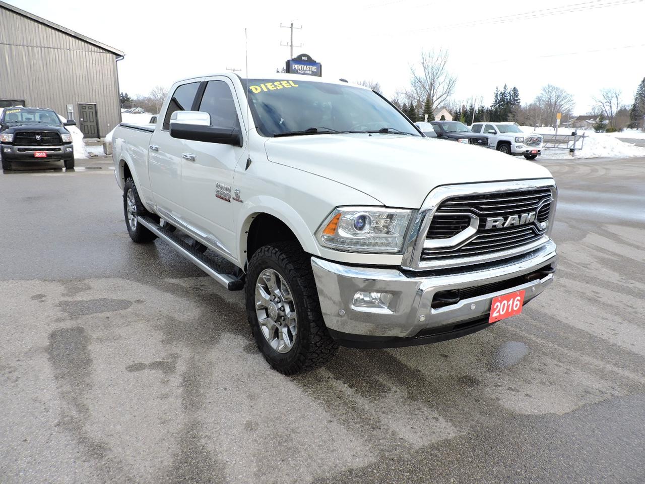 Used 2016 RAM 2500 Longhorn Limited 6.7L Cummins 4X4 Leather Loaded for sale in Gorrie, ON