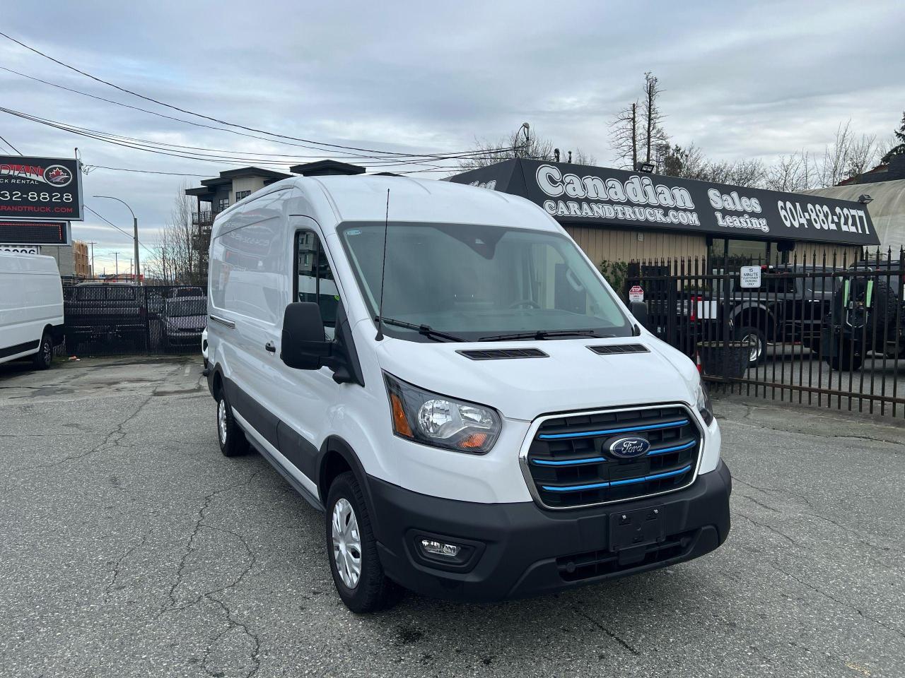 Used 2023 Ford E-Transit Cargo Van Electric for sale in Langley, BC