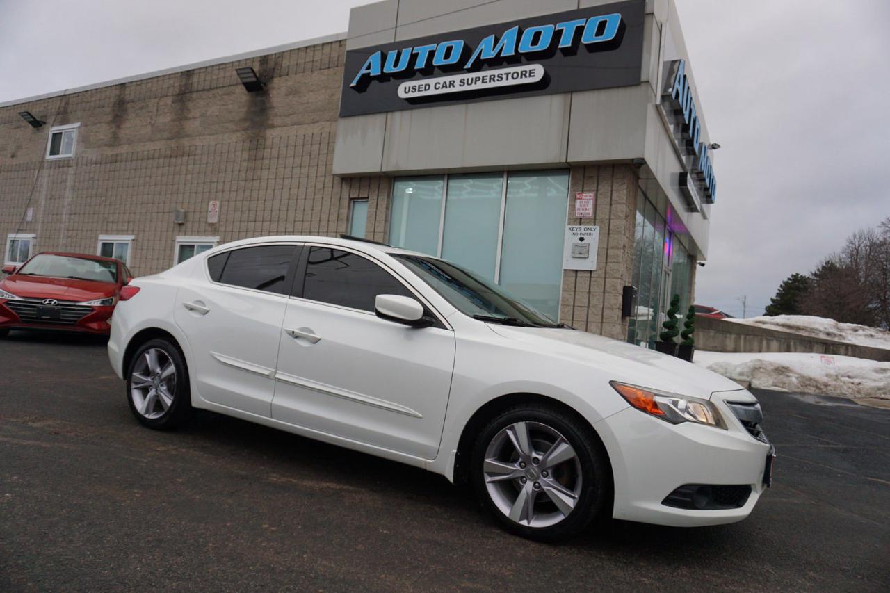 <div>*SAFETY INCLUDED*LOCAL ONTARIO CAR<span>*GREAT CONDITION* Nice Clean 2.0L Acura ILX with Automatic Transmission</span><span>. White on Beige Leather Interior. Fully Loaded with: Power Door Locks, Power Windows, and Power Heated Mirrors, CD/ AUX, AC Dual Climate Control, Alloys, Sunroof, Navigation System, Push To Start, Power Heated Leather Bucket Front Seats, Keyless, Steering Mounted Controls, Blind Sport Monitor, Memory Seats, Fog Lights, Side Turning Signals,</span><span> Steering Shifter Paddles, </span><span>AND ALL THE POWER OPTIONS !!!!!</span></div><pre><p><span>-------------------------------------------------</span><br /><span>Financing options are available start from 6.99% with $0 Down payment O.A.C.</span><br /><span>-------------------------------------------------</span><br /><span>SAFETY CERTIFICATION INCLUDED*** Vehicle comes with: Safety Certification, and Car Fax Report ALL INCLUDED!! At no extra cost to you!! Dont miss this opportunity to own a high-quality, pre-owned vehicle. </span><br /><span>-------------------------------------------------</span><br /><span>Additionally, our vehicles qualify for up to 4 years of extended warranty. Please speak to your sales representative for more information.</span><br /><span>-------------------------------------------------</span><br /><span>We are open Monday to Saturday from 10am - 6pm, Sundays Closed.</span><br /><span>-------------------------------------------------</span><br /><span>We also welcome trade-ins, with on-site buyers available to estimate your vehicle on the same day.</span><br /><span>-------------------------------------------------</span><br /><span>Visit us at 3219 Harvester Road, Burlington, L7N 3N8 or call us at Nine O Five-281-2255 for more information.</span><br /><span>------------------------------------------------</span><br /><span>Check our inventory at www automotoinc ca</span></p></pre>