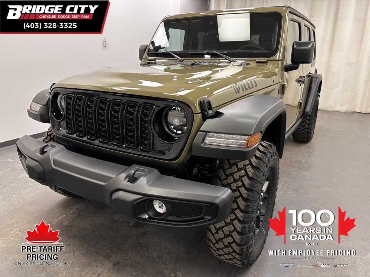 New 2025 Jeep Wrangler Sport - Mobile Hotspot -  Proximity Key for sale in Lethbridge, AB