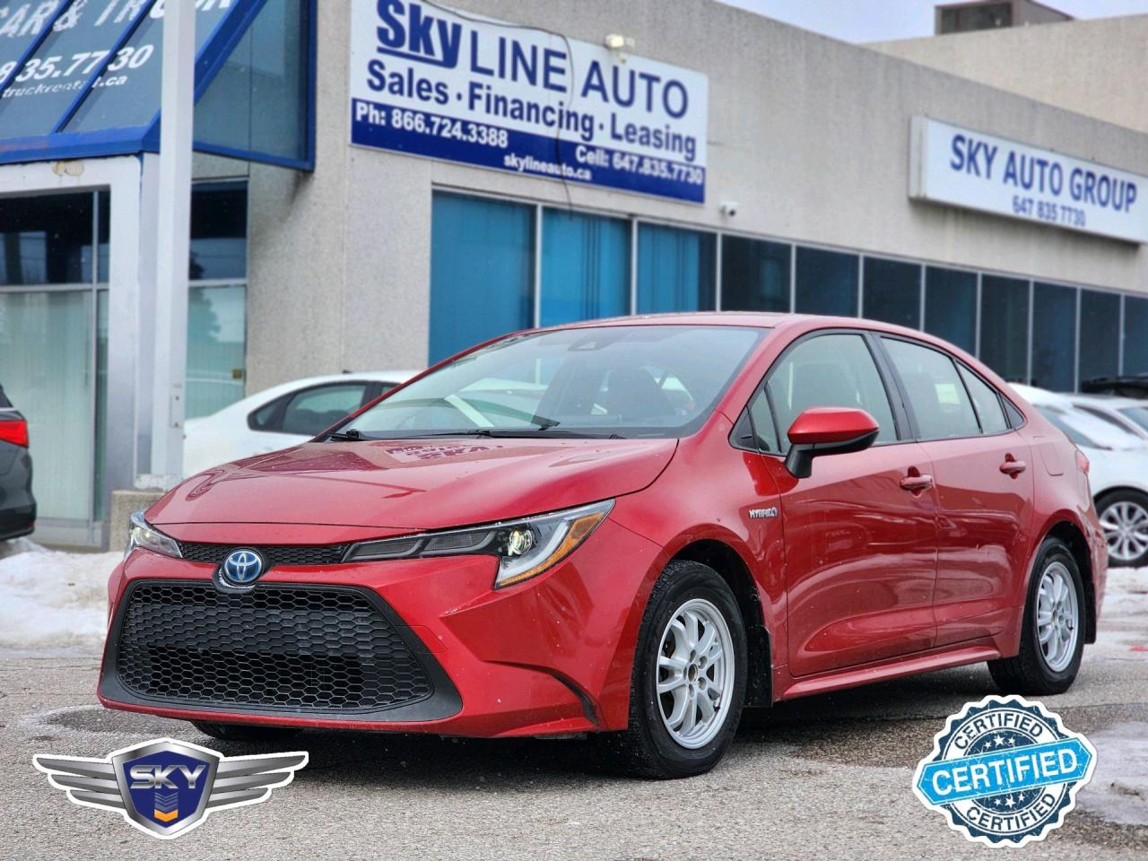 Used 2020 Toyota Corolla Hybrid | ACCIDENT FREE | REMOTE START |LANE ASSIST | ANDROID/CARPLAY | SUMMER SET for sale in Concord, ON