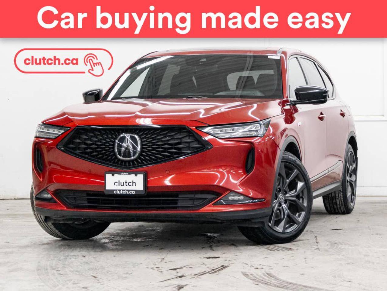 Used 2022 Acura MDX A-Spec AWD w/ Apple CarPlay & Android Auto, Panoramic Moonroof, Nav for sale in Toronto, ON