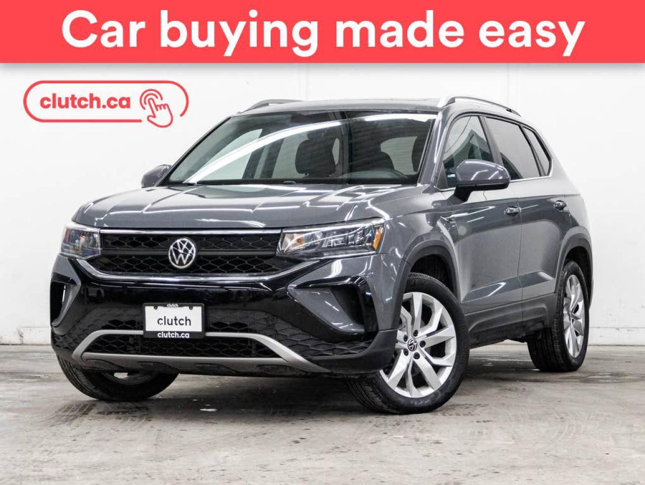 Used 2022 Volkswagen Taos Comfortline AWD w/ Sunroof & 18