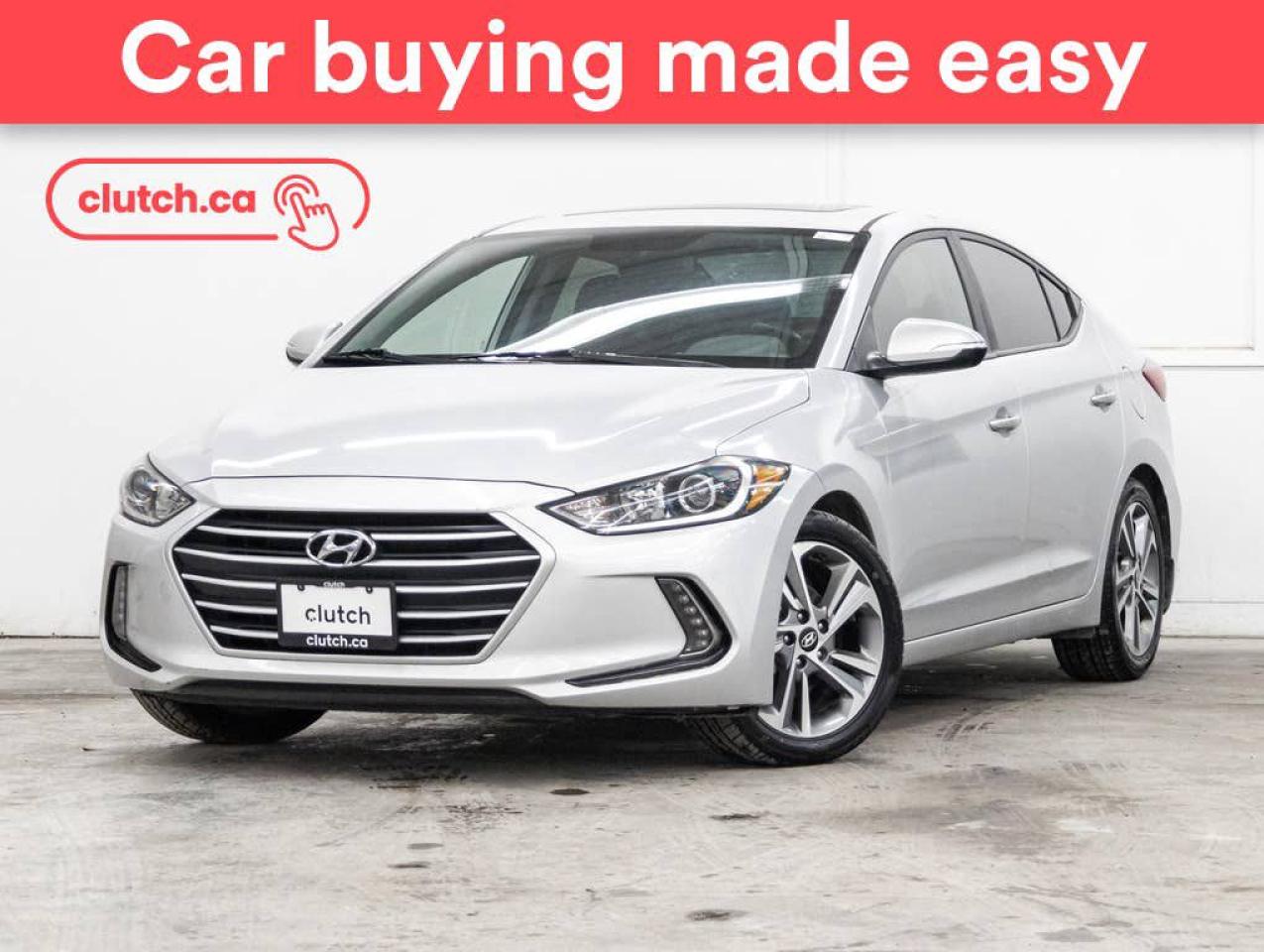 Used 2017 Hyundai Elantra GLS w/ Heated Front Seats, Power Moonroof, Rearview Cam for sale in Toronto, ON