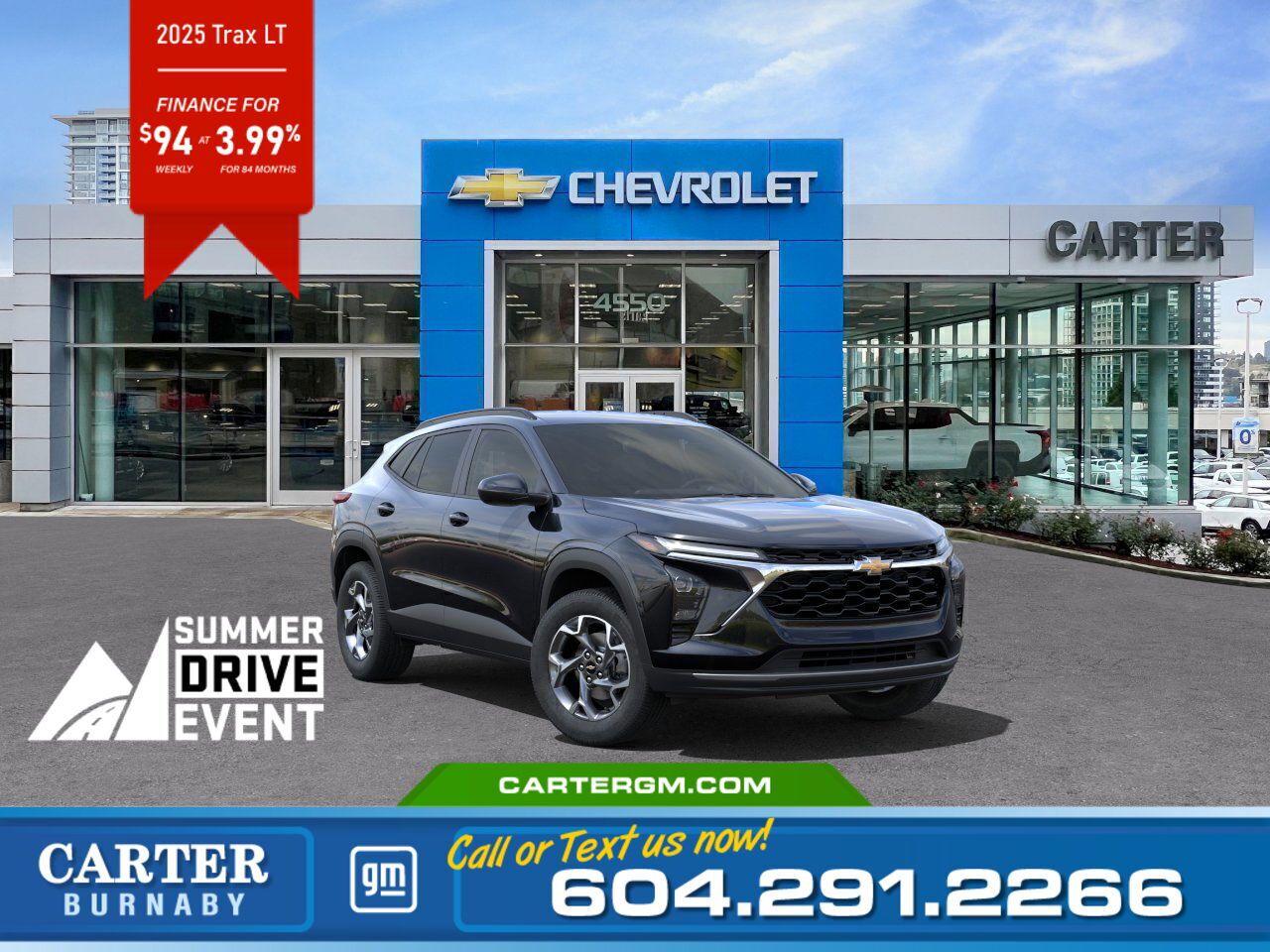 New 2025 Chevrolet Trax LT | From $94 per week! for sale in Burnaby, BC