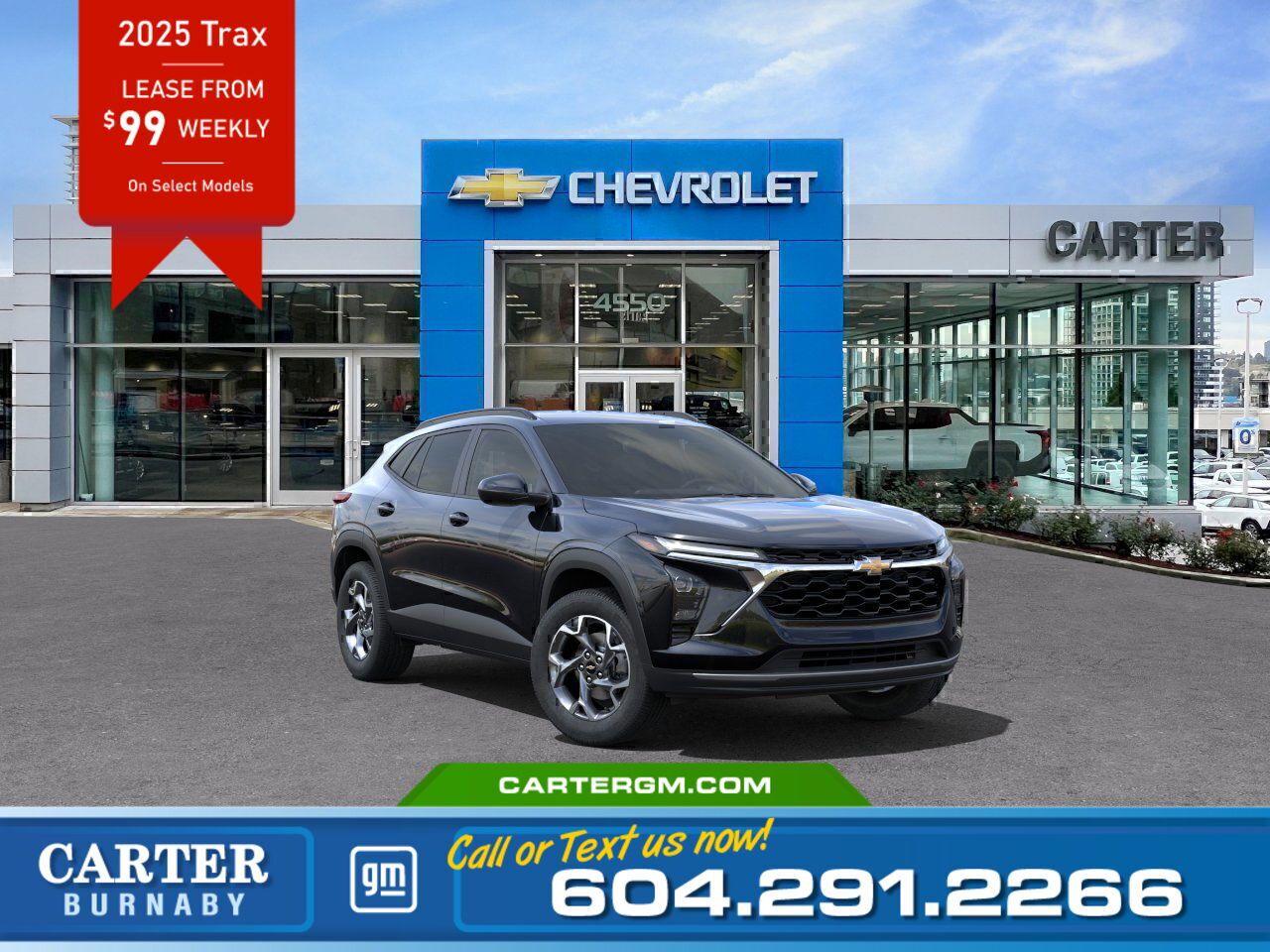 New 2025 Chevrolet Trax LT | Lease from $99 per week! for sale in Burnaby, BC