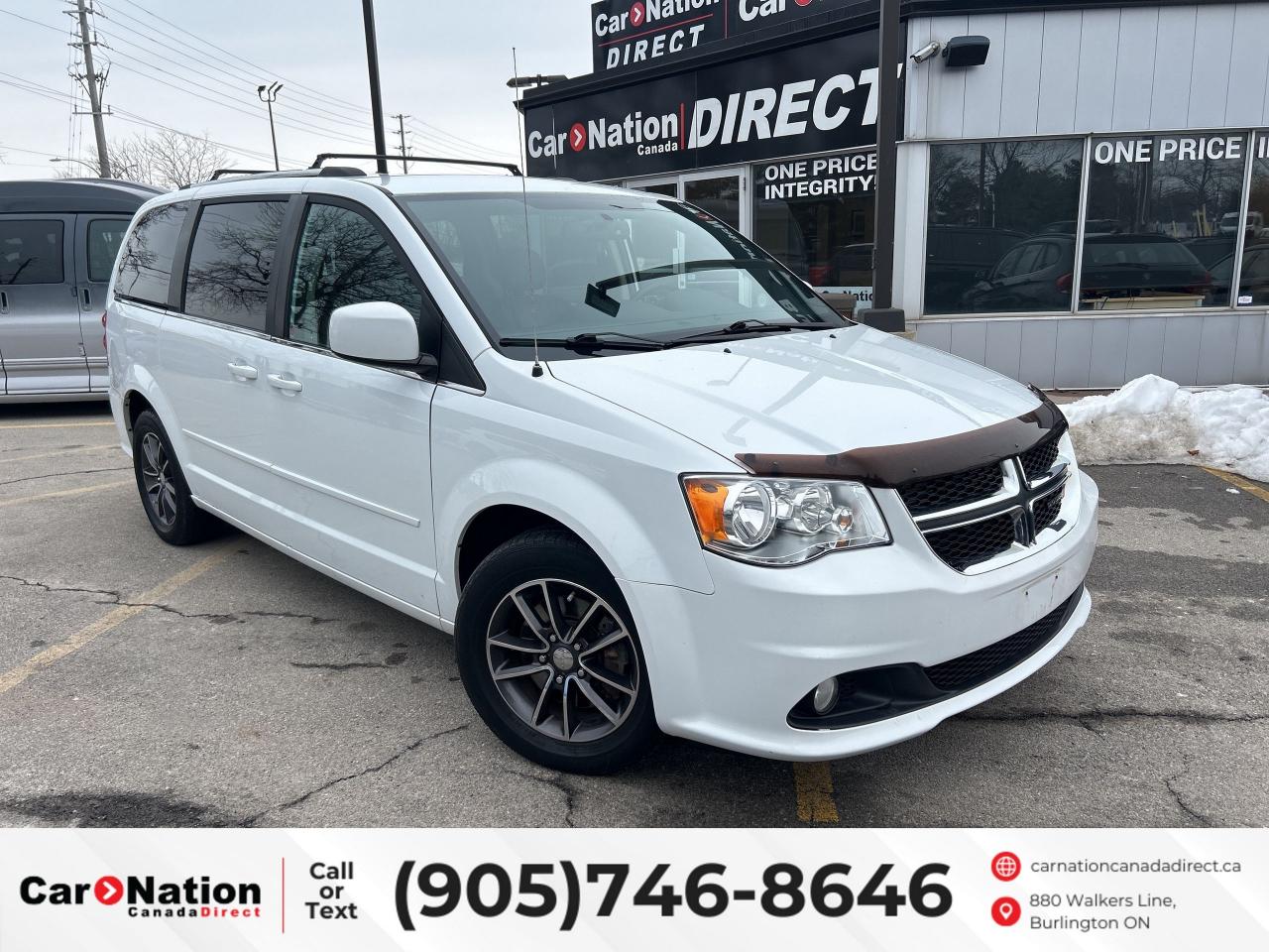 Used 2017 Dodge Grand Caravan SXT PREMIUM PLUS | LEATHER | NAV | DVD PLAYER for sale in Burlington, ON