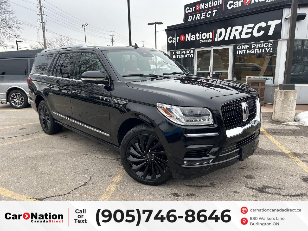 Used 2021 Lincoln Navigator RESERVE L | 4X4 | EXTENDED | LUXURY PKG |PANO ROOF for sale in Burlington, ON