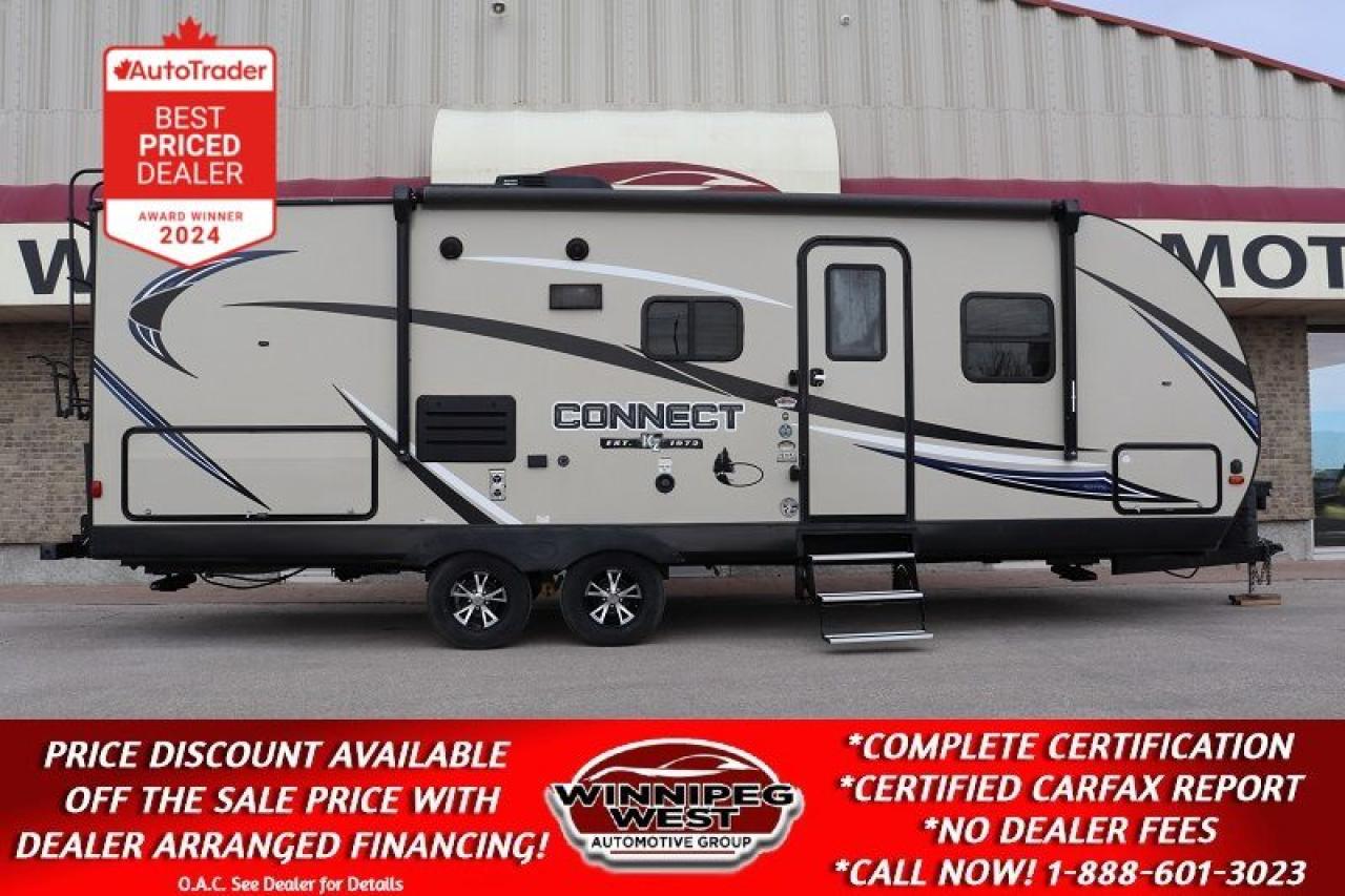 Used 2019 KZ Connect C312RKK 241BHK 29FT REAR BUNKS, BIG SLIDE, SLEEP 8, NICE!! for sale in Headingley, MB