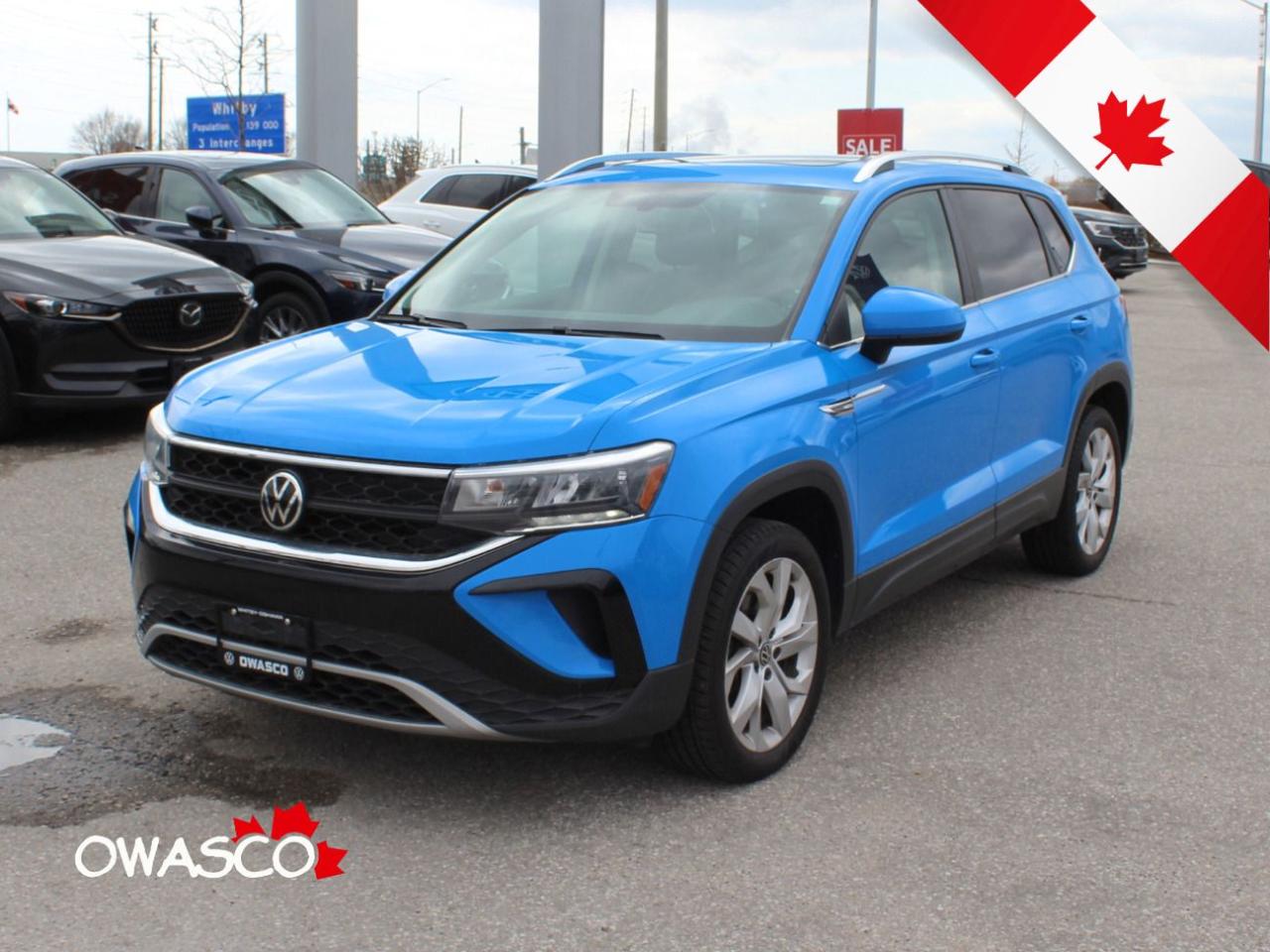 Used 2022 Volkswagen Taos 1.5L Comfortline! Sunroof & Wheel Package! for sale in Whitby, ON