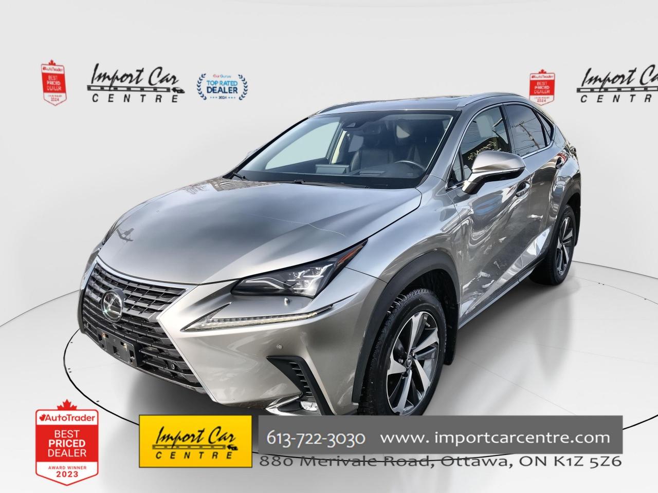 Used 2021 Lexus NX 300 LEATHER, ROOF, HEADS UP DISPLAY, MARK LEVINSON SOU for sale in Ottawa, ON