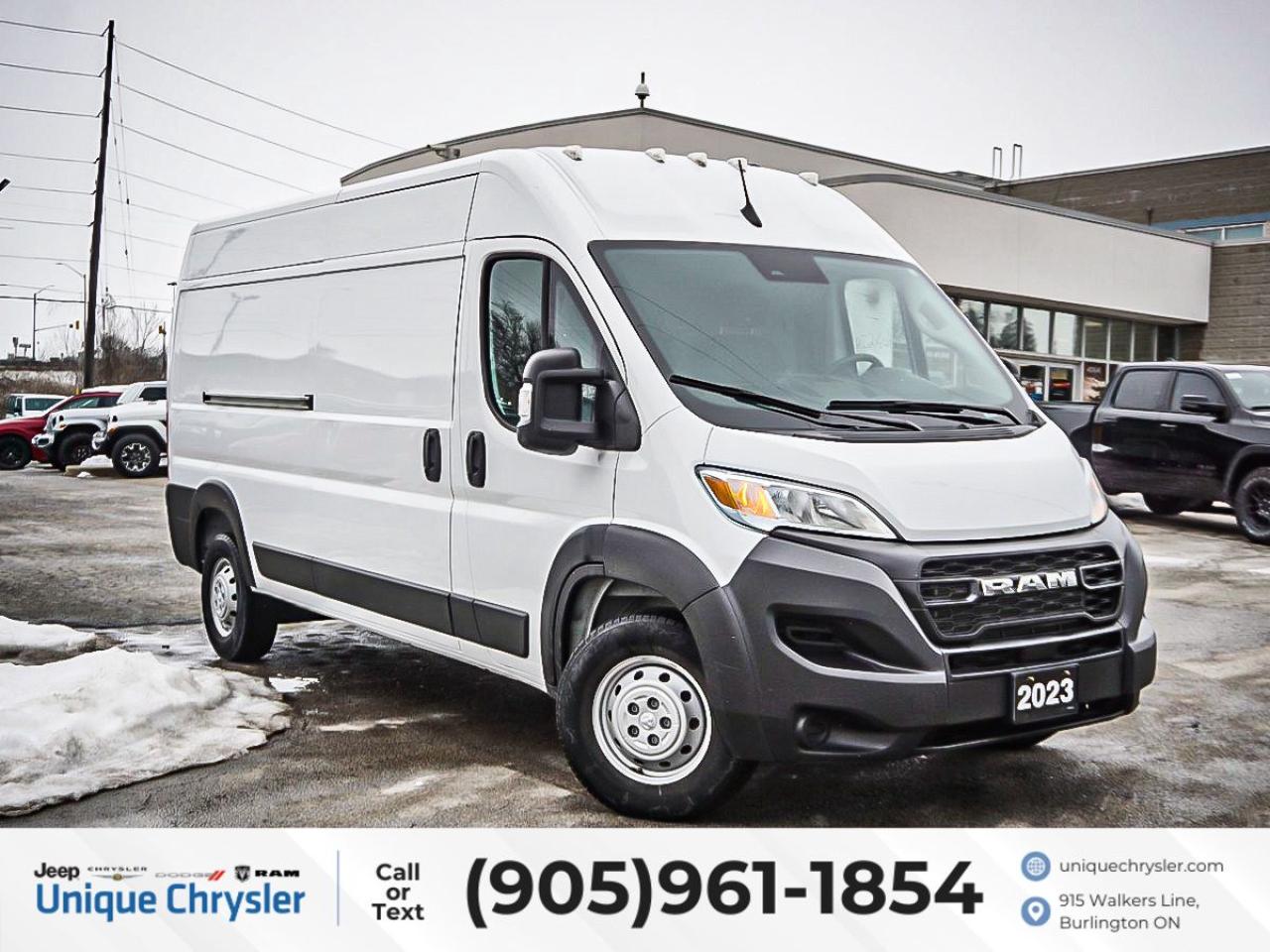 Used 2023 RAM Cargo Van ProMaster 2500 High Roof 159 WB| BACK UP CAM| HEATED SEAT| for sale in Burlington, ON