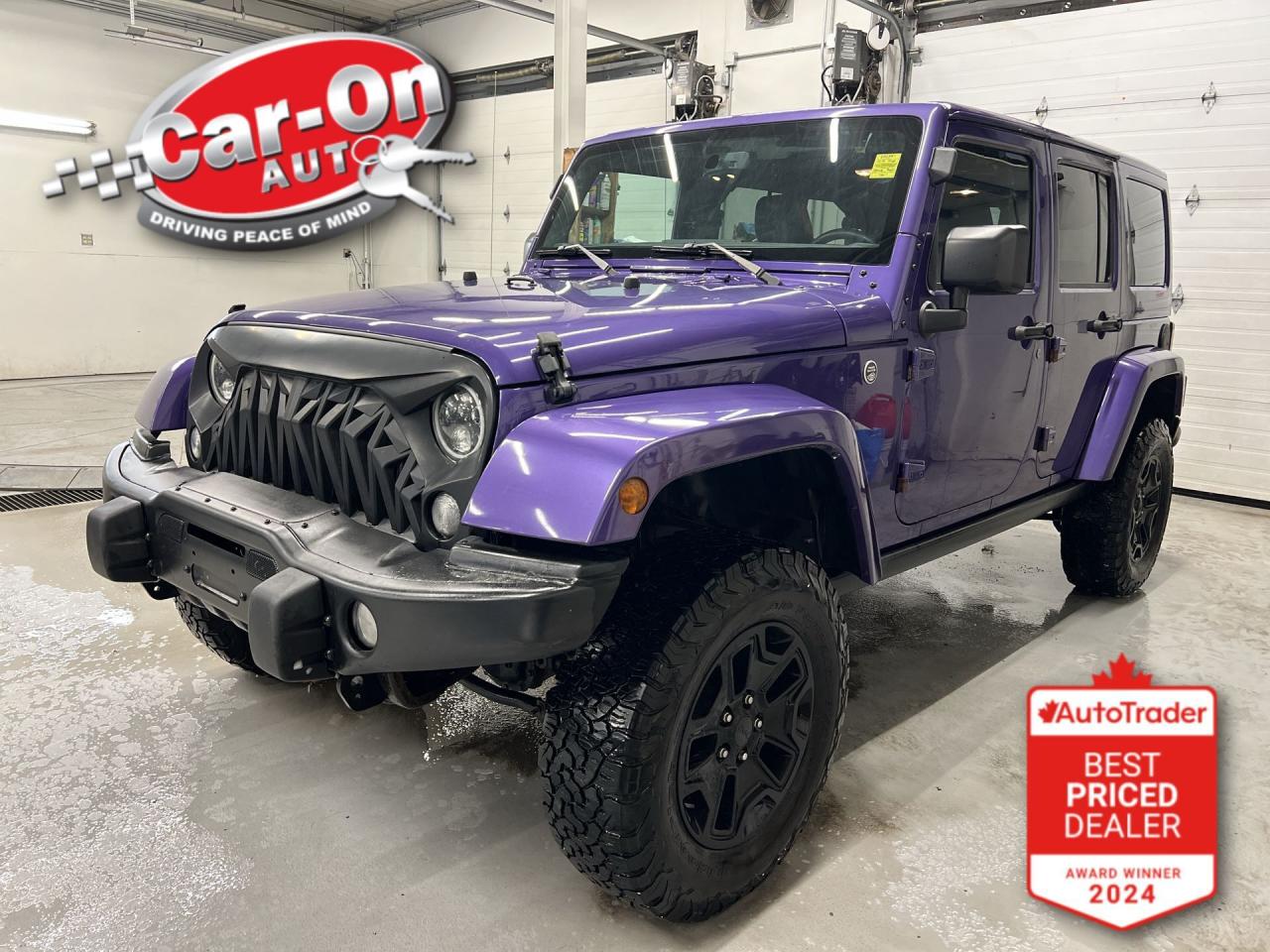 Used 2016 Jeep Wrangler Unlimited SAHARA BACKCOUNTRY 4x4| HARD TOP | LEATHER | RARE! for sale in Ottawa, ON