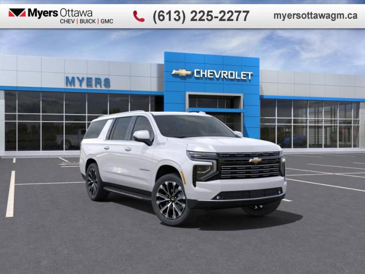 New 2025 Chevrolet Suburban High Country  SUBURBAN, SUN AND TOW PACKAGE, 6.2 V8, IN STOCK ! for sale in Ottawa, ON