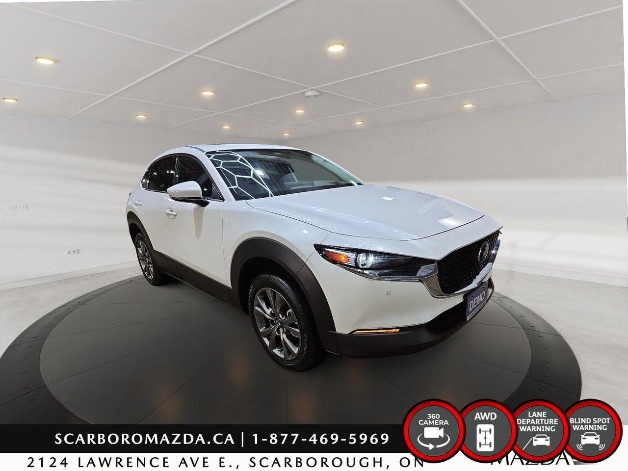 Used 2024 Mazda CX-30 0%APR|DEMO|AWD|LEATHER|SUNROOF for sale in Scarborough, ON