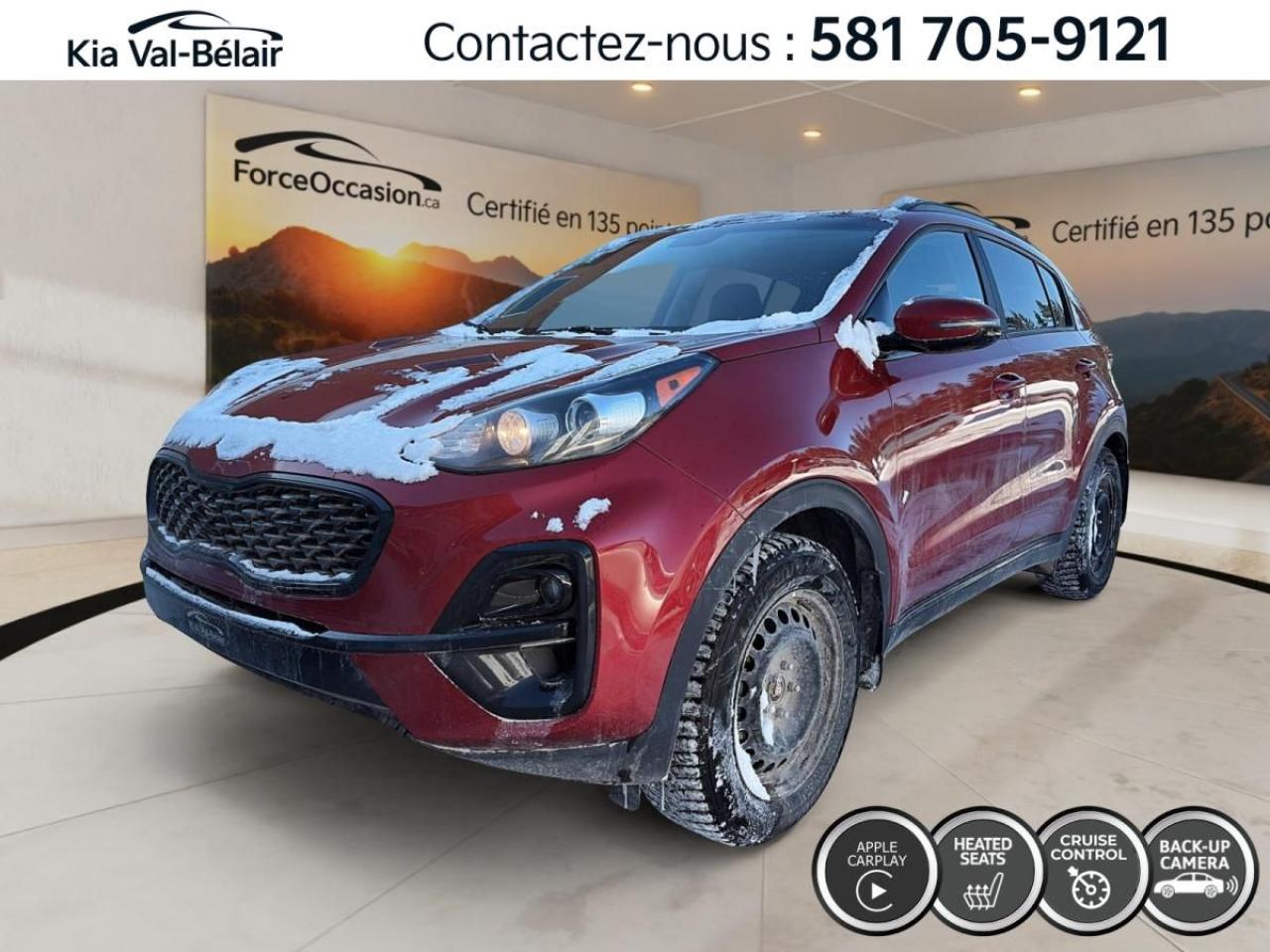 Used 2022 Kia Sportage LX *AWD *CARPLAY *CAMÉRA *SIÈGES CHAUFF *A/C for sale in Québec, QC