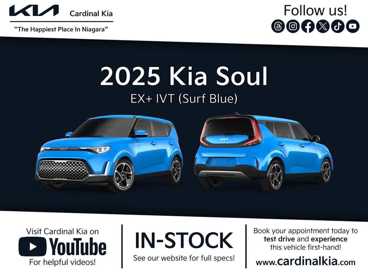 New 2025 Kia Soul EX+ for sale in Niagara Falls, ON