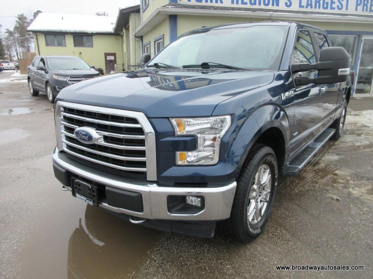 Used 2017 Ford F-150 GREAT VALUE XLT-EDITION 6 PASSENGER 3.5L - ECO-BOOST.. 4X4.. CREW-CAB.. SHORTY.. NAVIGATION.. HEATED SEATS.. POWER PEDALS.. BACK-UP CAMERA.. for sale in Bradford, ON