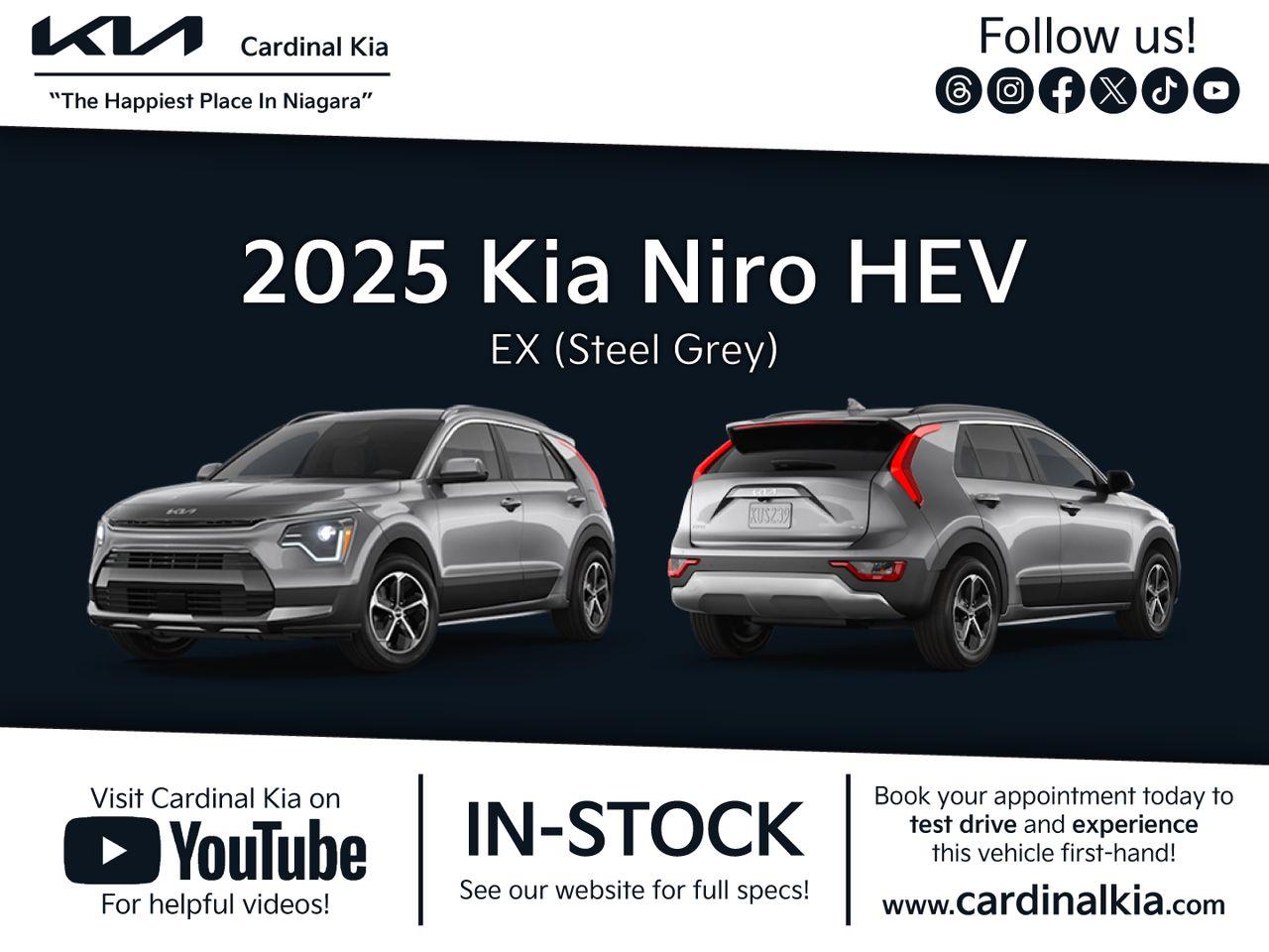 New 2025 Kia NIRO HEV EX for sale in Niagara Falls, ON