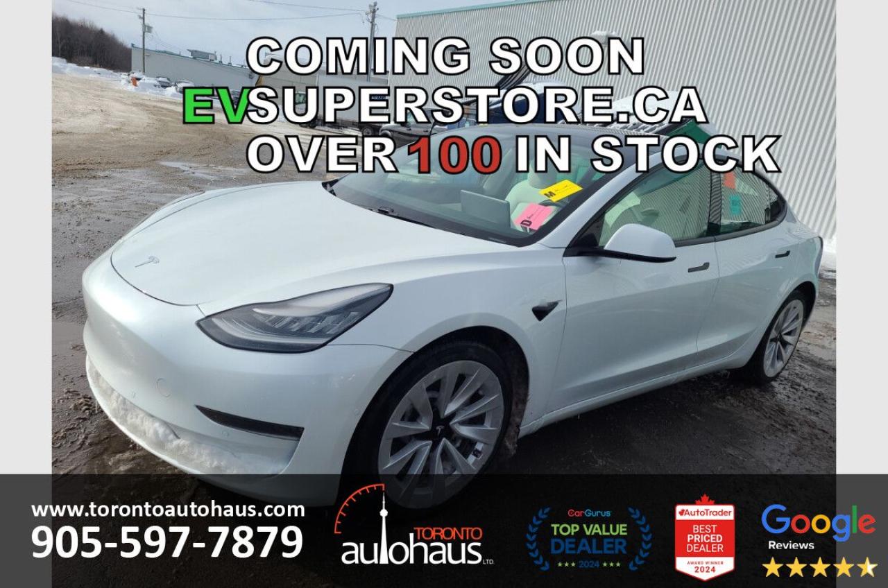 Used 2021 Tesla Model 3 SR+ I OVER 100 TESLAS EVSUPERSTORE.CA for sale in Concord, ON