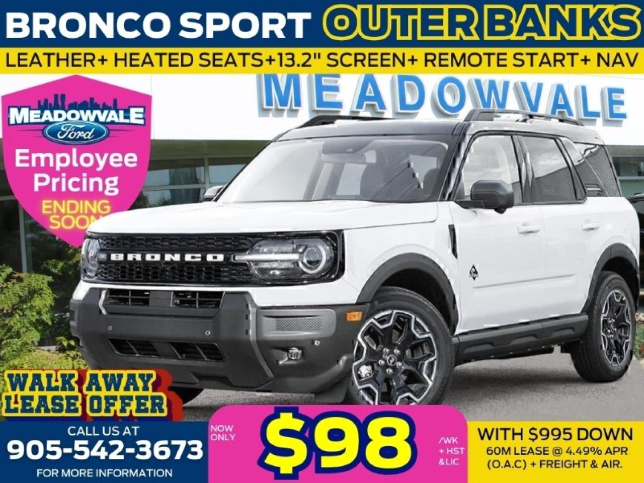 New 2025 Ford Bronco Sport Outer Banks for sale in Mississauga, ON