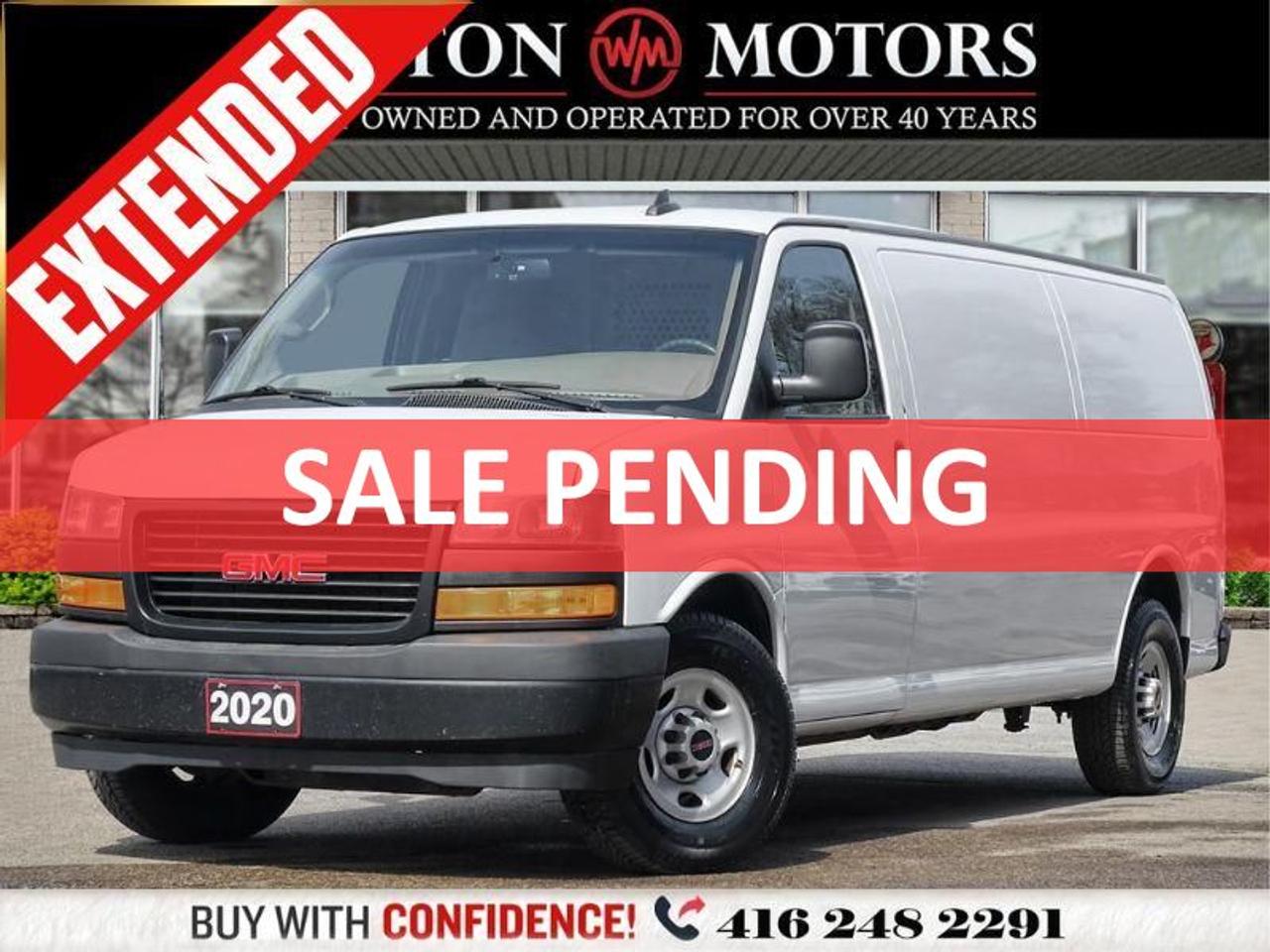 2020 GMC Savana 2500 SHELVING*4.3L*SLIDING DOORS*REAR WINDOWS