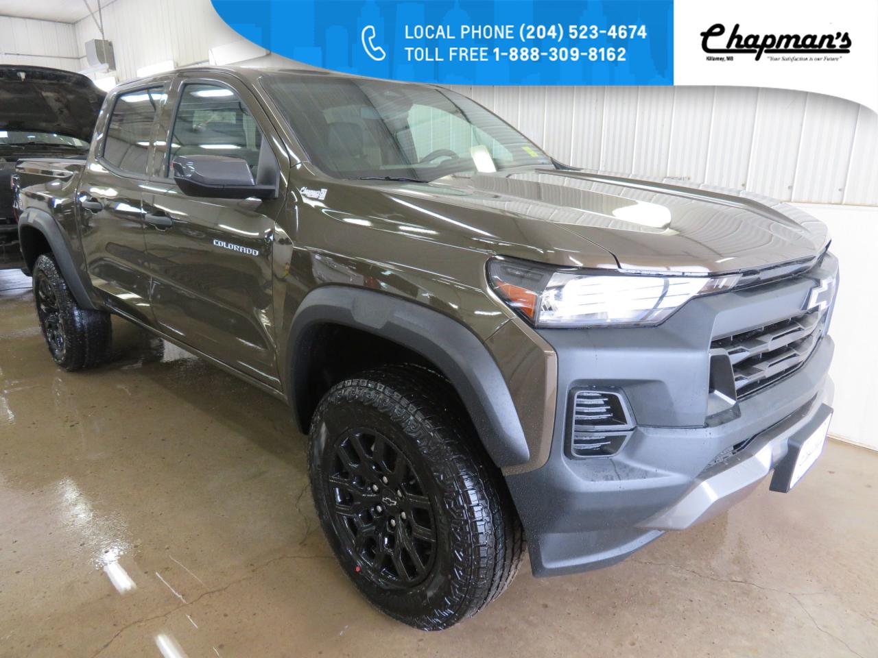 New 2025 Chevrolet Colorado Trail Boss HD Rear Vision Camera, Heated Seats, Heated Steering Wheel for sale in Killarney, MB