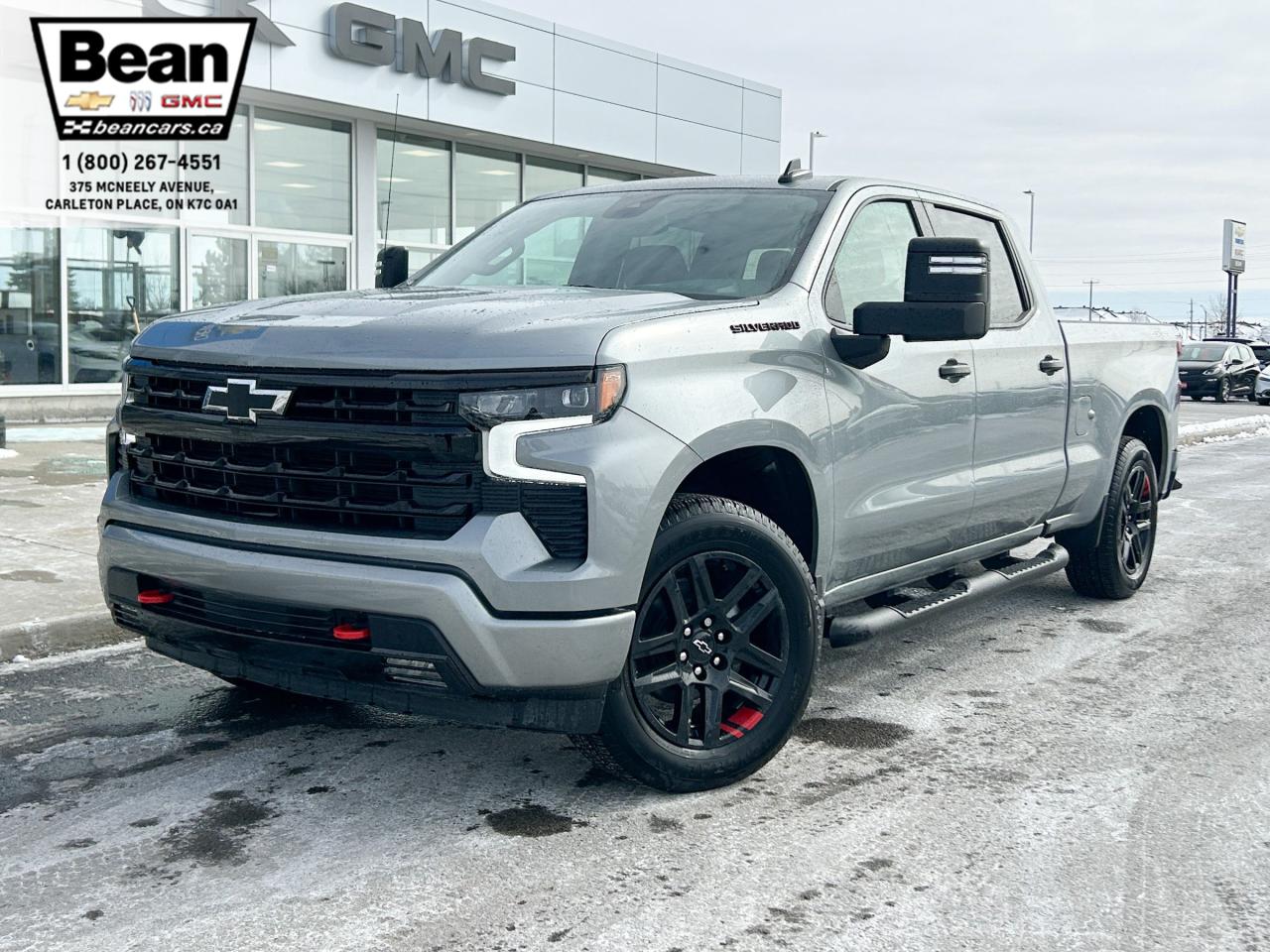 New 2025 Chevrolet Silverado 1500 RST 5.3L V8 WITH REMOTE START/ENTRY, HEATED FRONT SEATS, HEATED STEERING WHEEL, HD REAR VISION CAMERA, BOSE SPEAKER SYSTEM, APPLE CARPLAY AND ANDROID AUTO for sale in Carleton Place, ON