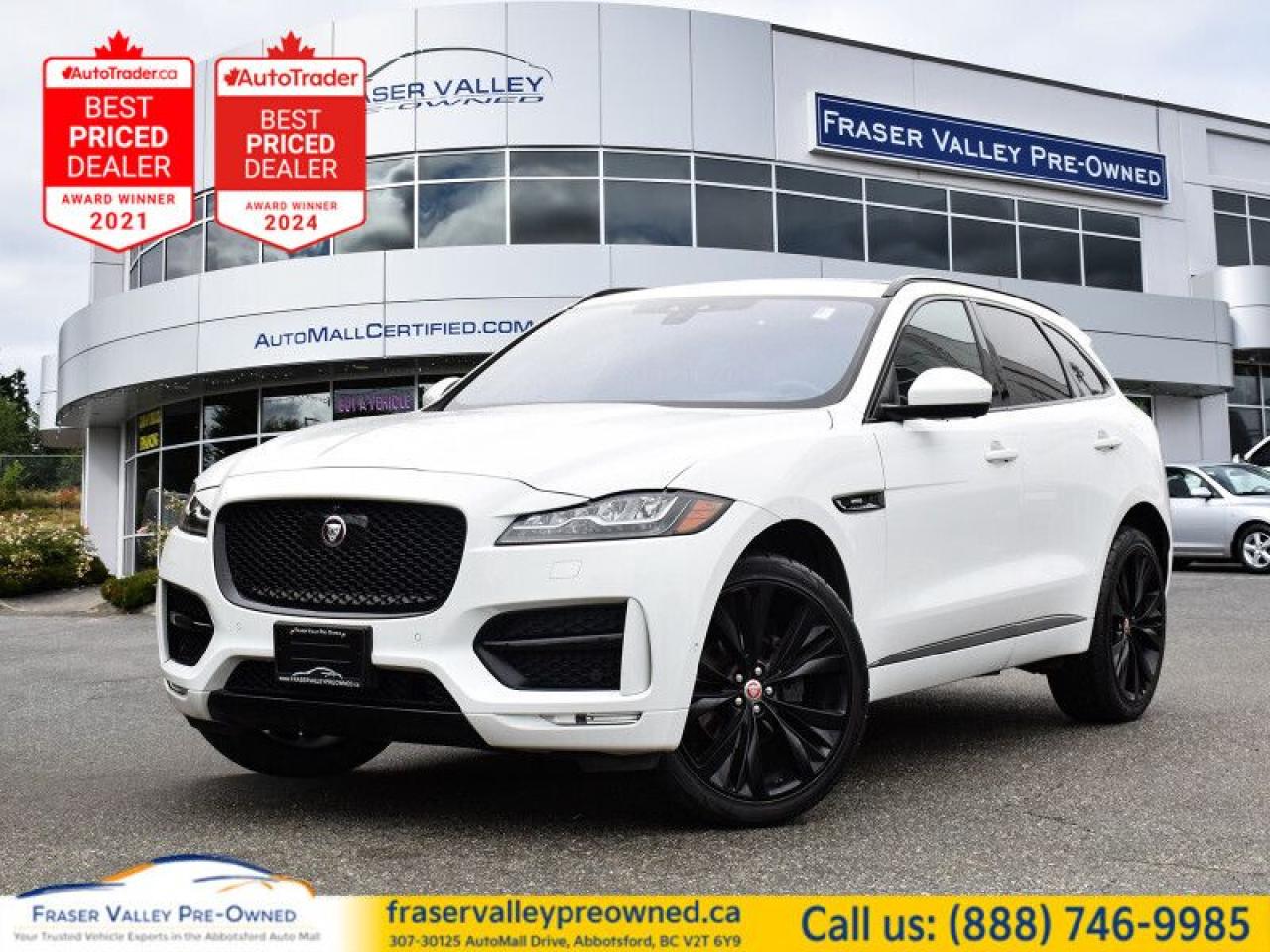 Used 2019 Jaguar F-PACE 20d AWD R-Sport  Rare! Local, Diesel, Nav, Heated for sale in Abbotsford, BC