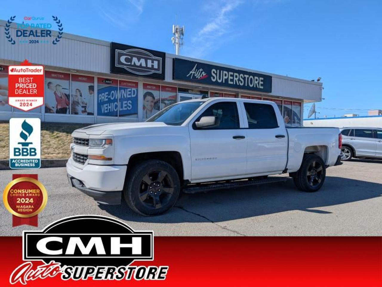 Used 2018 Chevrolet Silverado 1500 Custom  **CLEAN CARFAX** for sale in St. Catharines, ON