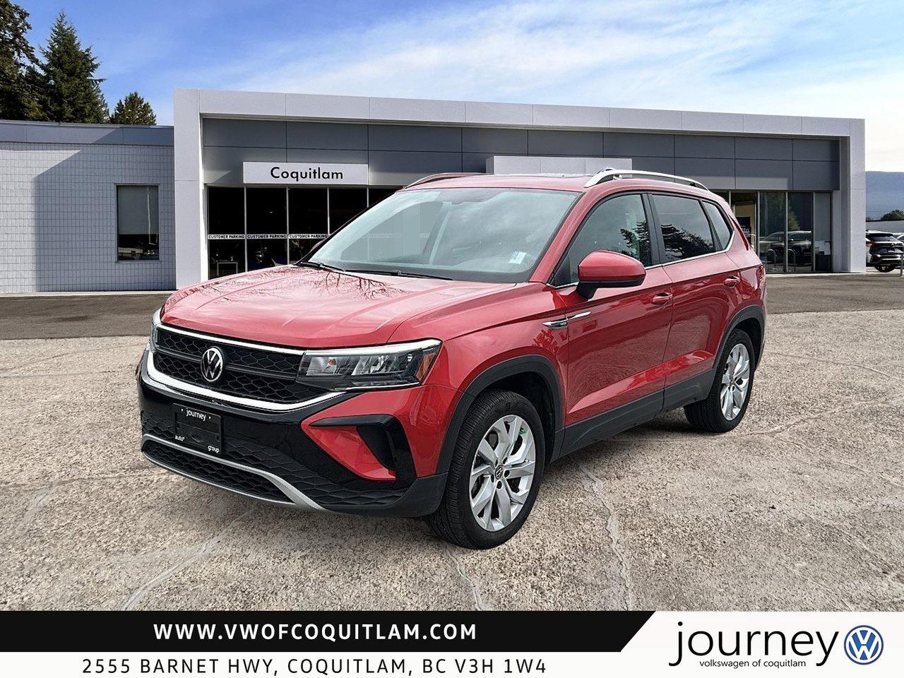 Used 2022 Volkswagen Taos Comfortline 1.5T 7sp at DSG w/ Tip 4M for sale in Coquitlam, BC