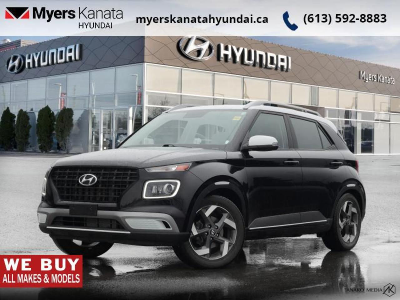 Used 2021 Hyundai Venue Trend Urban Black  - Heated Seats - $57.61 /Wk for sale in Kanata, ON