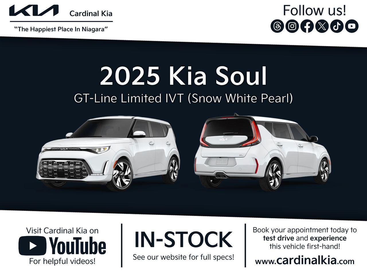 New 2025 Kia Soul GT-Line Limited for sale in Niagara Falls, ON